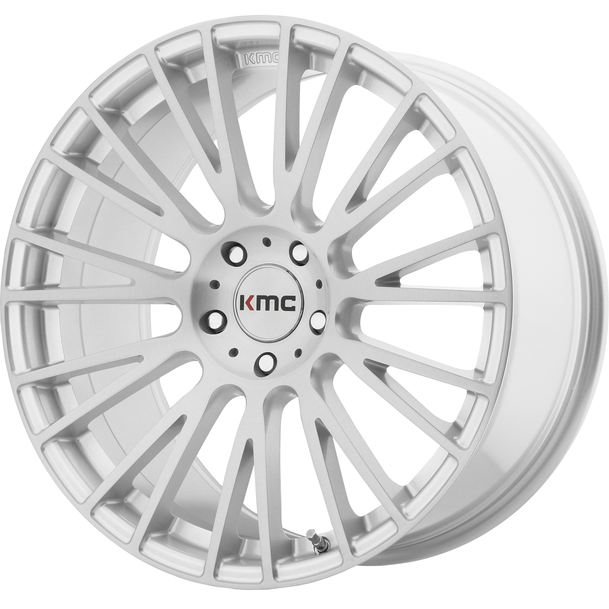 KMC 20"x10" Non-Chrome Brushed Silver Custom Wheel ARSWCWKM70621012440