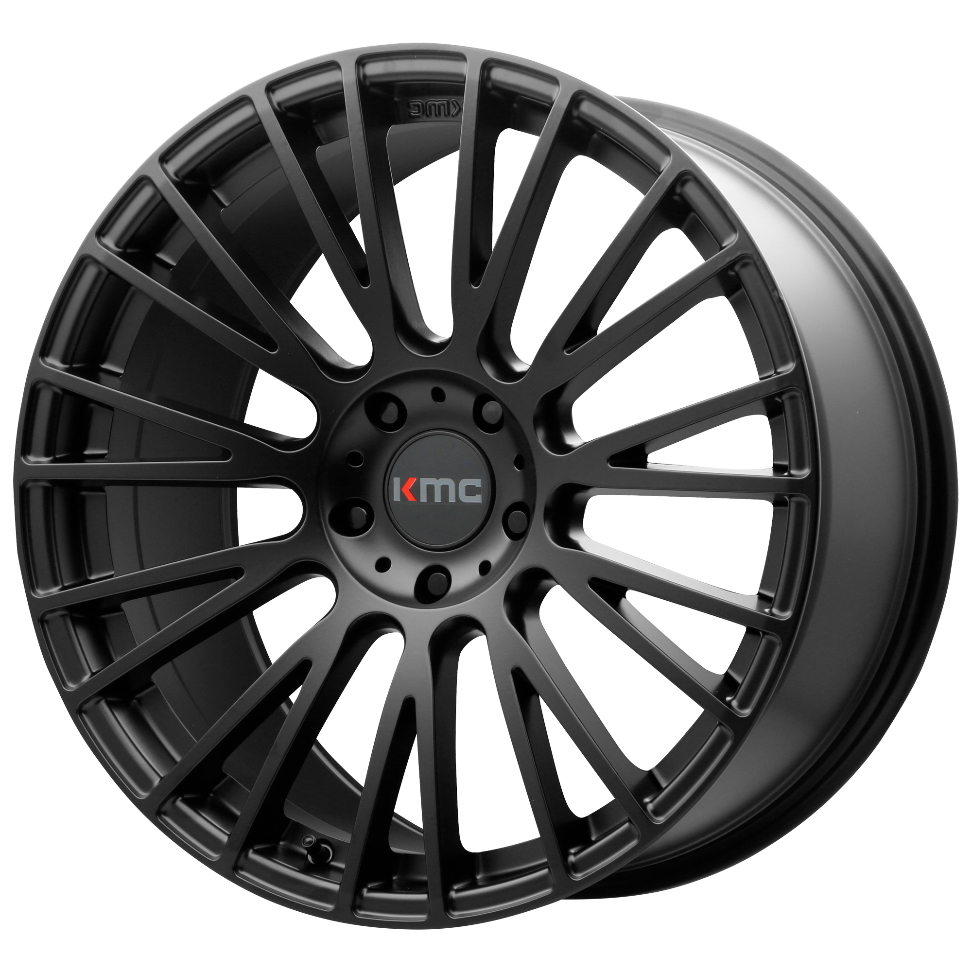 KMC 20"x10" Non-Chrome Satin Black Custom Wheel ARSWCWKM70621012740