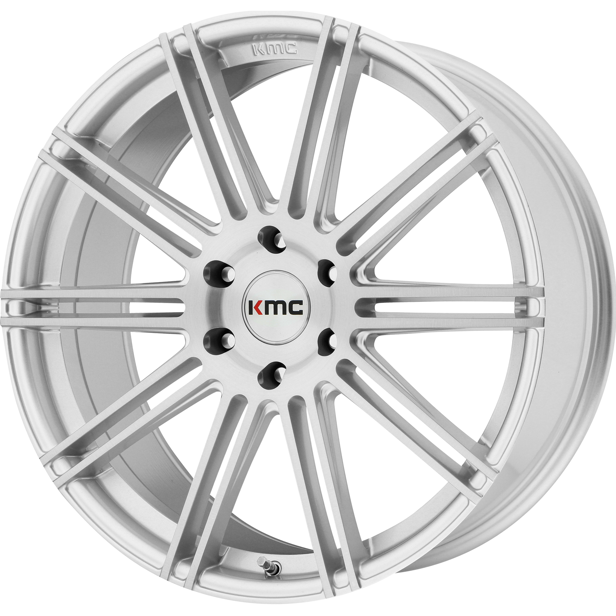 KMC 22"x9.5" Non-Chrome Brushed Silver Custom Wheel ARSWCWKM70722952430