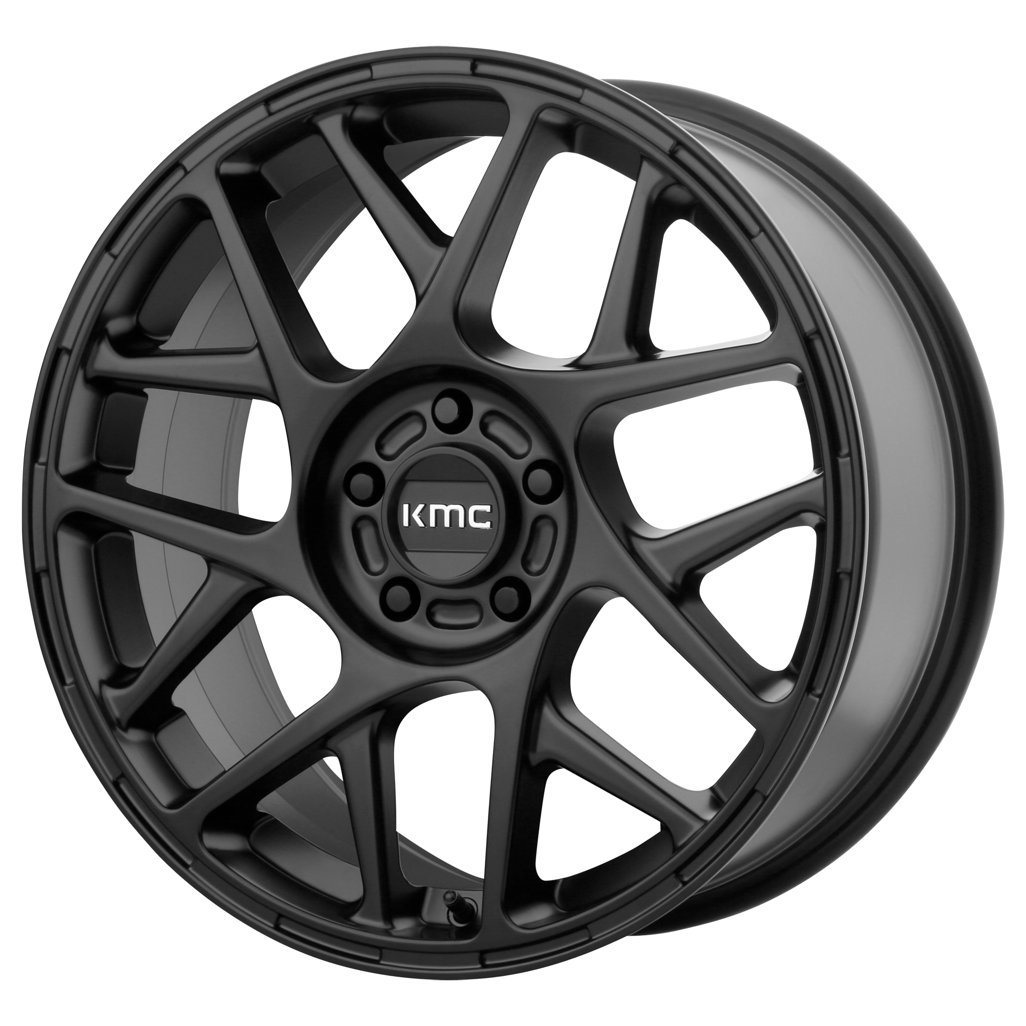 KMC 15"x7" Non-Chrome Satin Black Custom Wheel ARSWCWKM70857012710