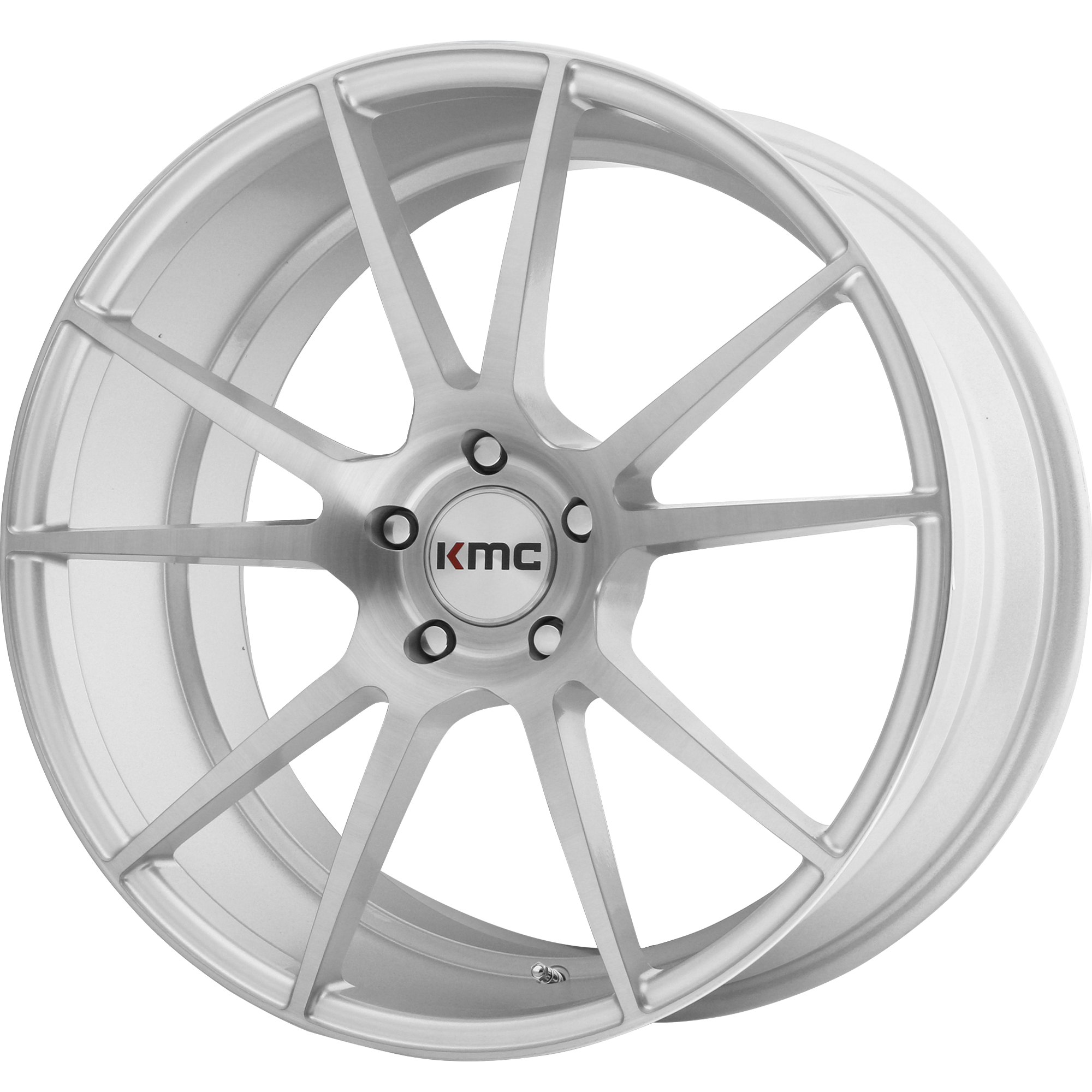 KMC 20"x10" Non-Chrome Brushed Silver Custom Wheel ARSWCWKM70921052440