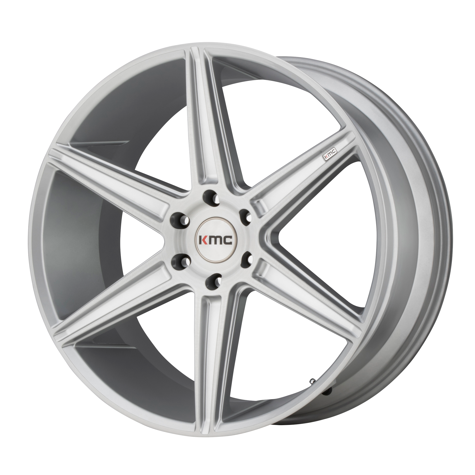 KMC 22"x9.5" Non-Chrome Brushed Silver Custom Wheel ARSWCWKM71222952430