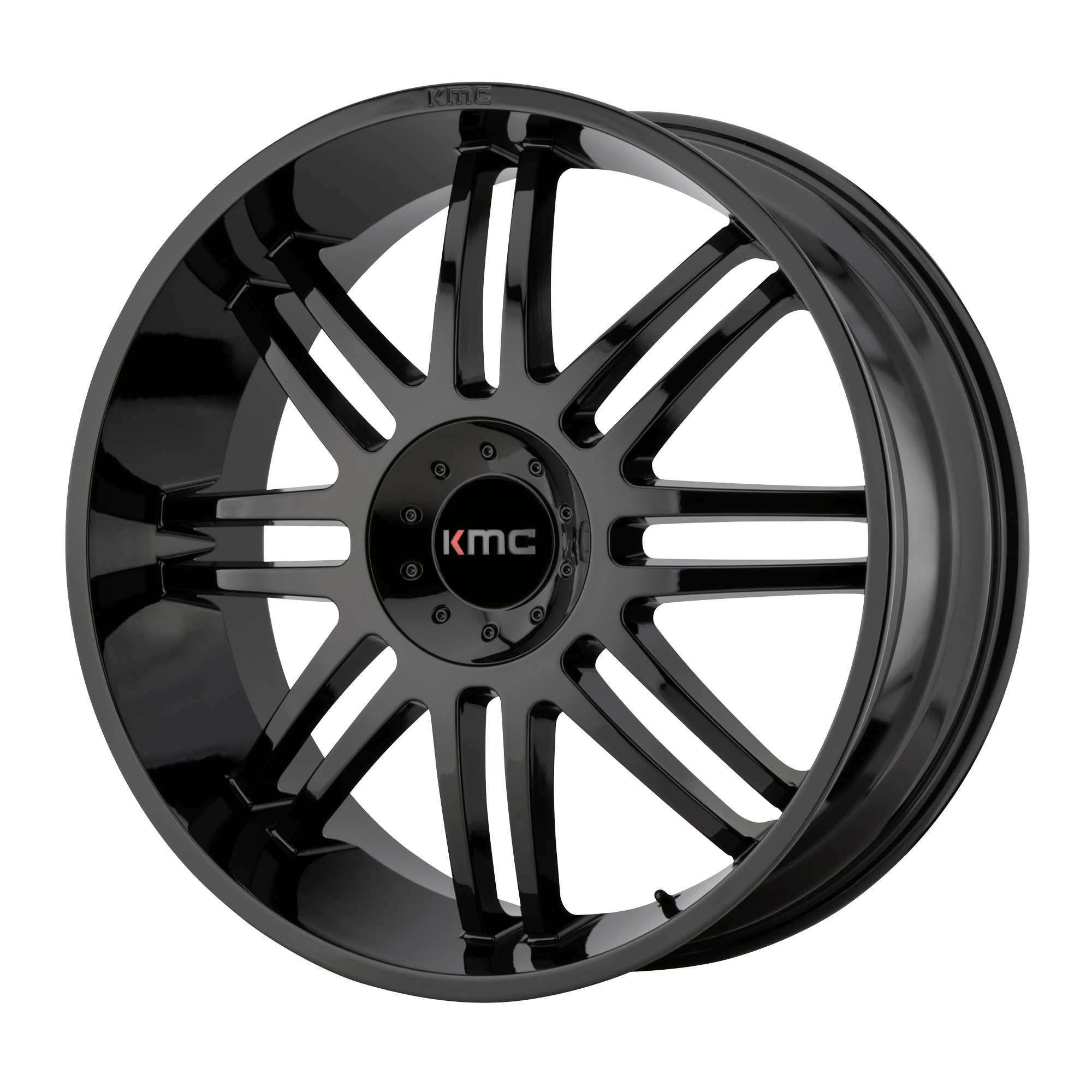 KMC 22"x9.5" Non-Chrome Gloss Black Custom Wheel ARSWCWKM71422917330