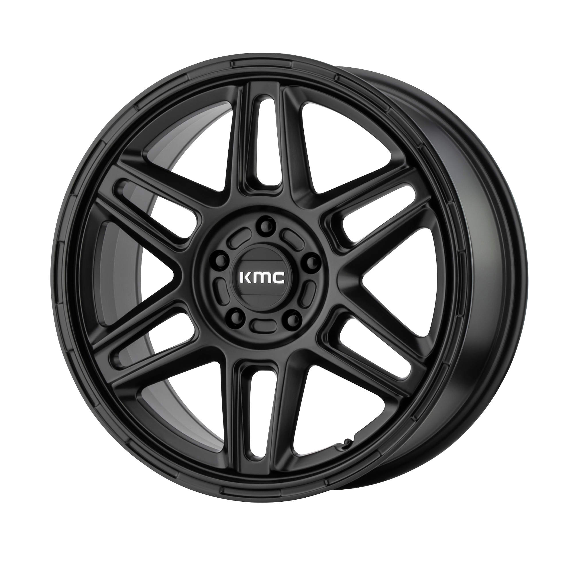 KMC 17"x8" Non-Chrome Satin Black Custom Wheel ARSWCWKM71678052738