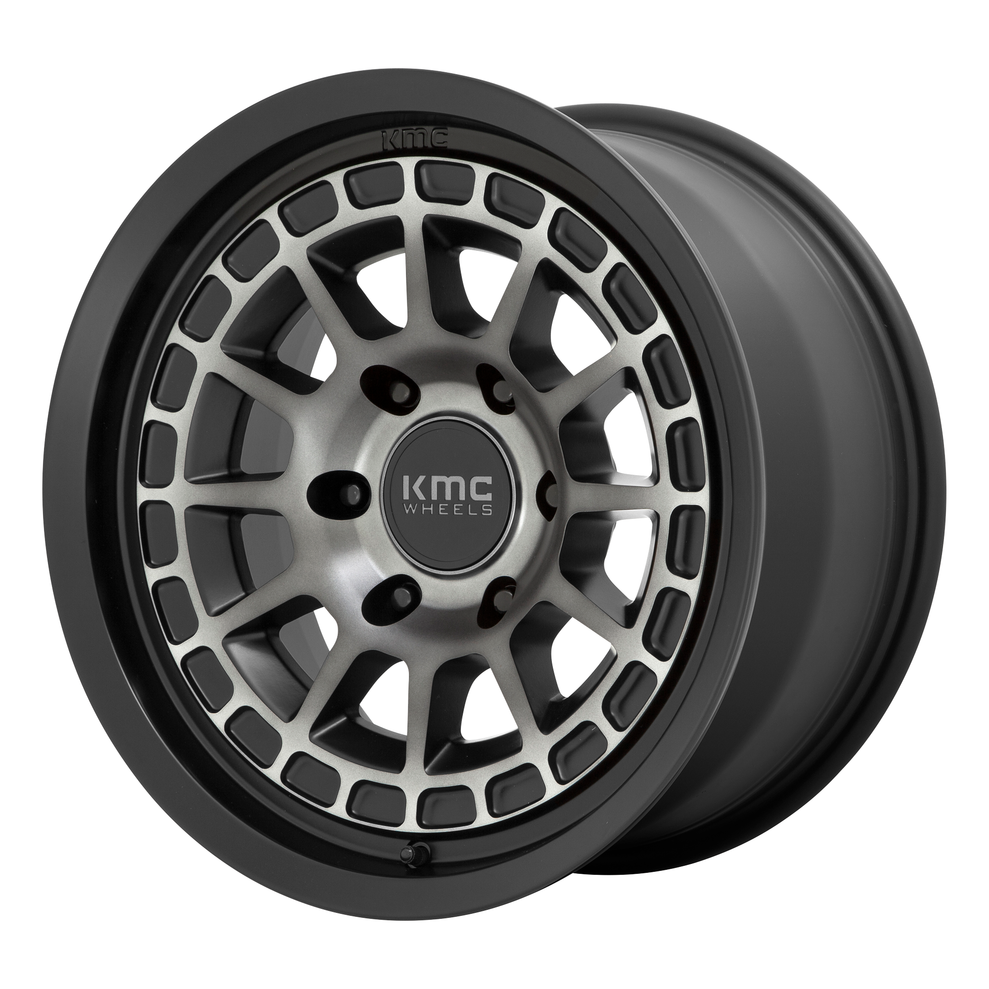 KMC 16"x8" Non-Chrome Satin Black With Gray Tint Custom Wheel ARSWCWKM71968068400