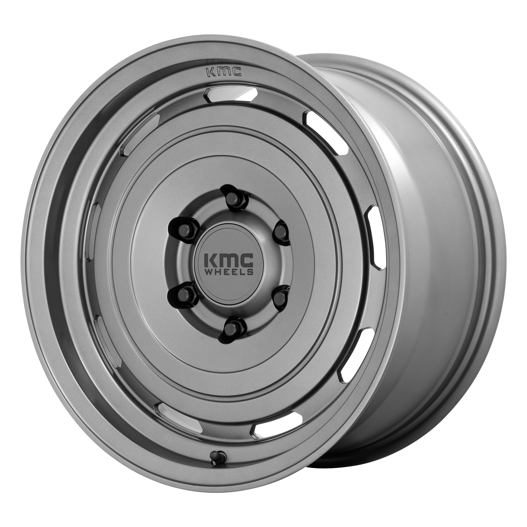 KMC 16"x8" Non-Chrome Matte Anthracite Custom Wheel ARSWCWKM72068068400