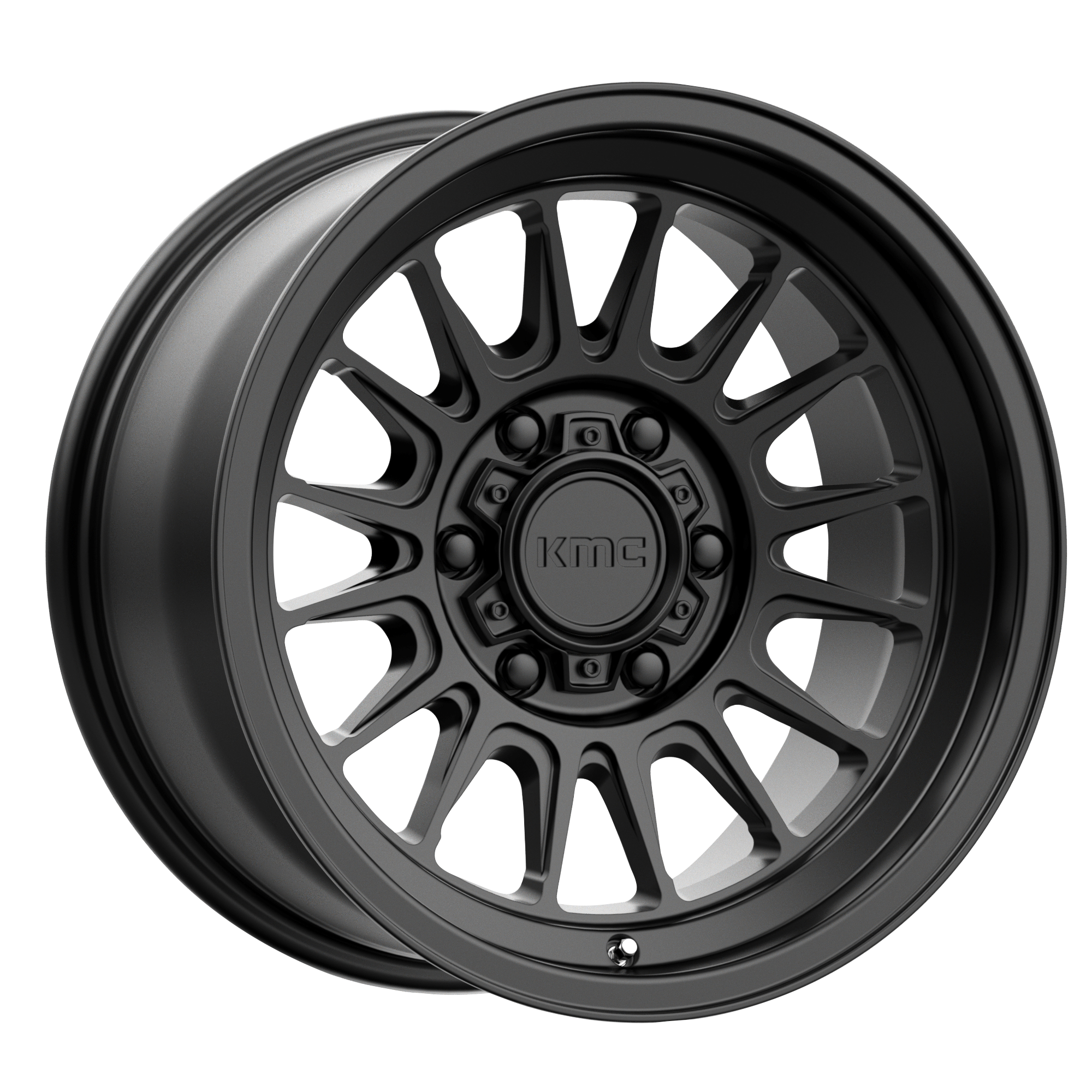 KMC 17"x8.5" Non-Chrome Satin Black Custom Wheel ARSWCWKM72478550700US