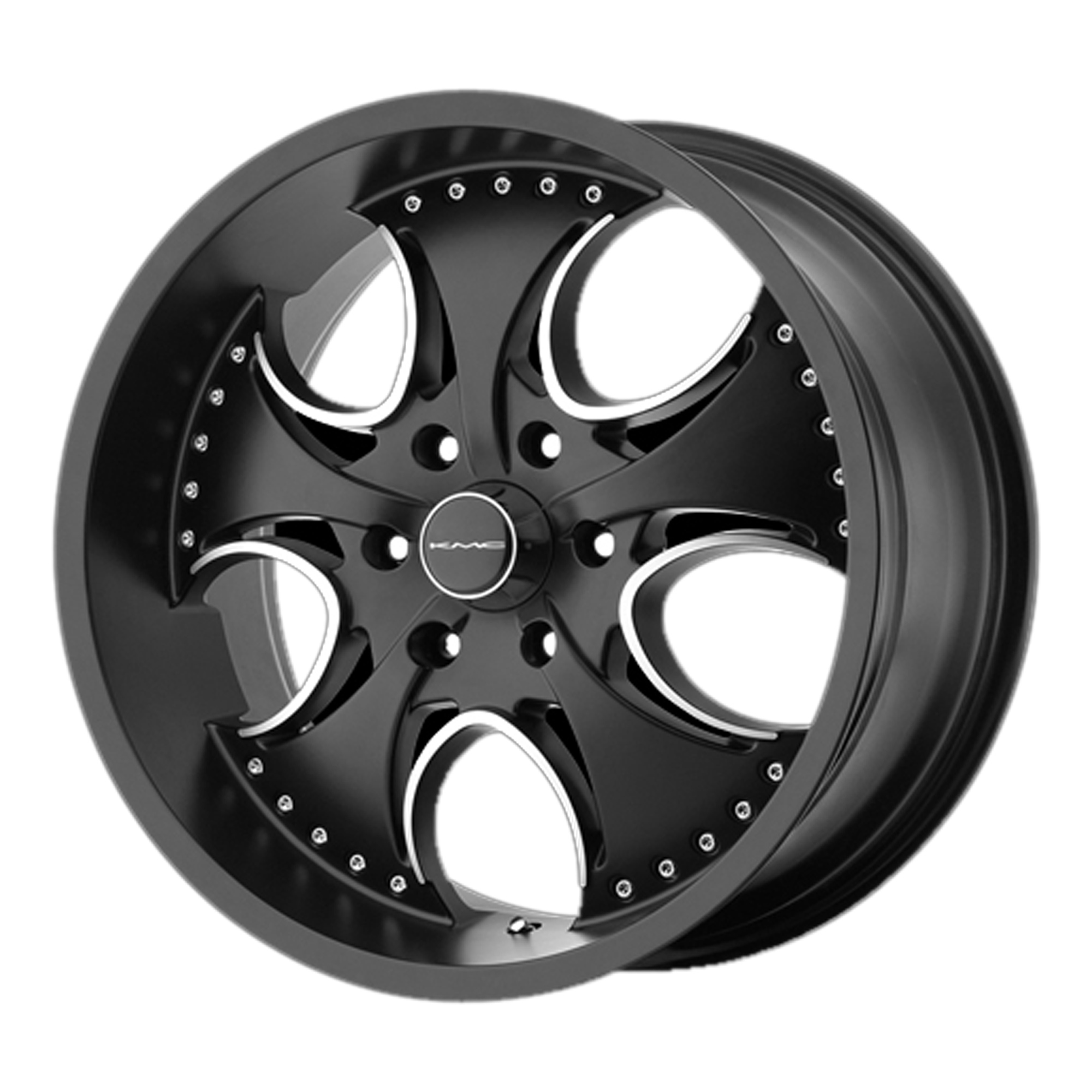 KMC 24"x9.5" Non-Chrome Matte Black Custom Wheel ARSWCWKM75524934712