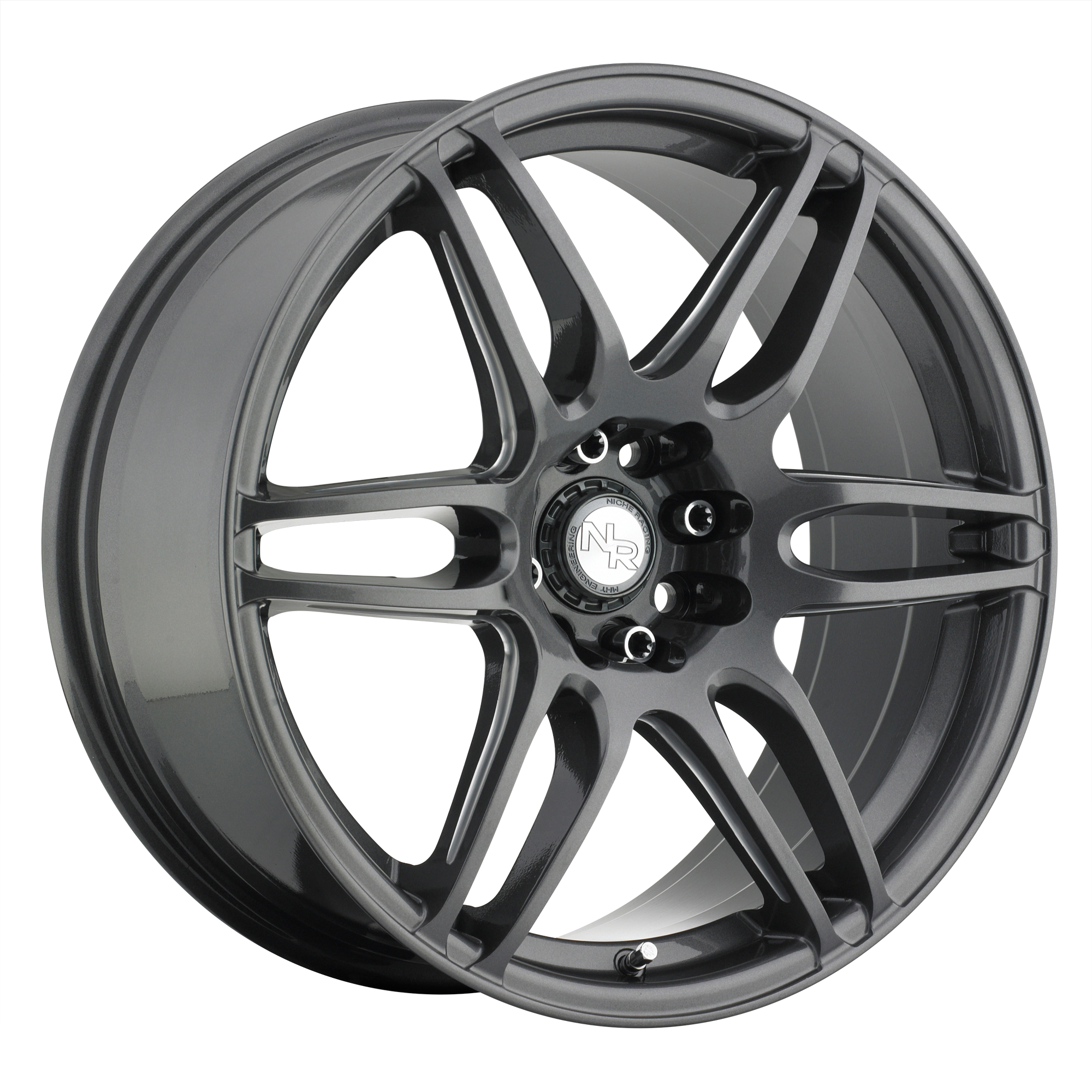 Niche 18"x8" Non-Chrome Matte Gunmetal Custom Wheel ARSWCWM10518800340