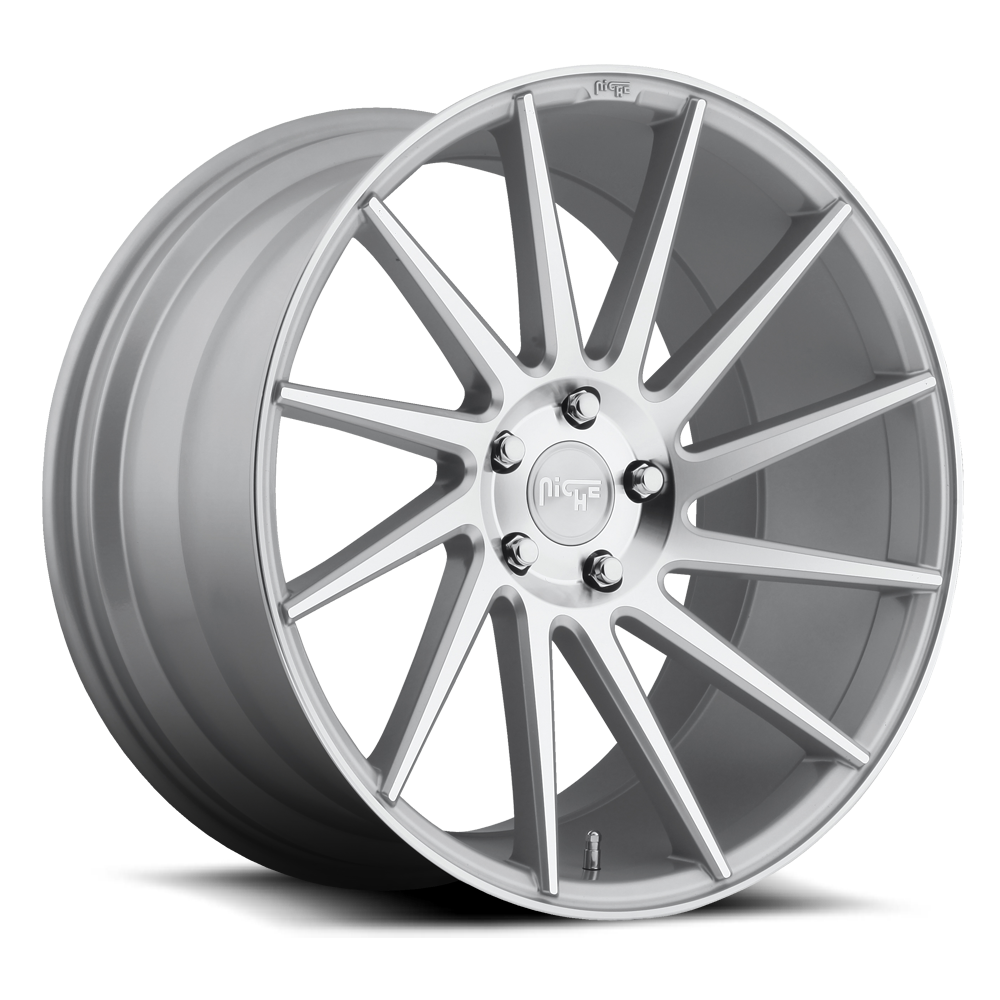 Niche 19"x8.5" Non-Chrome Gloss Silver Machined Custom Wheel ARSWCWM11219852135