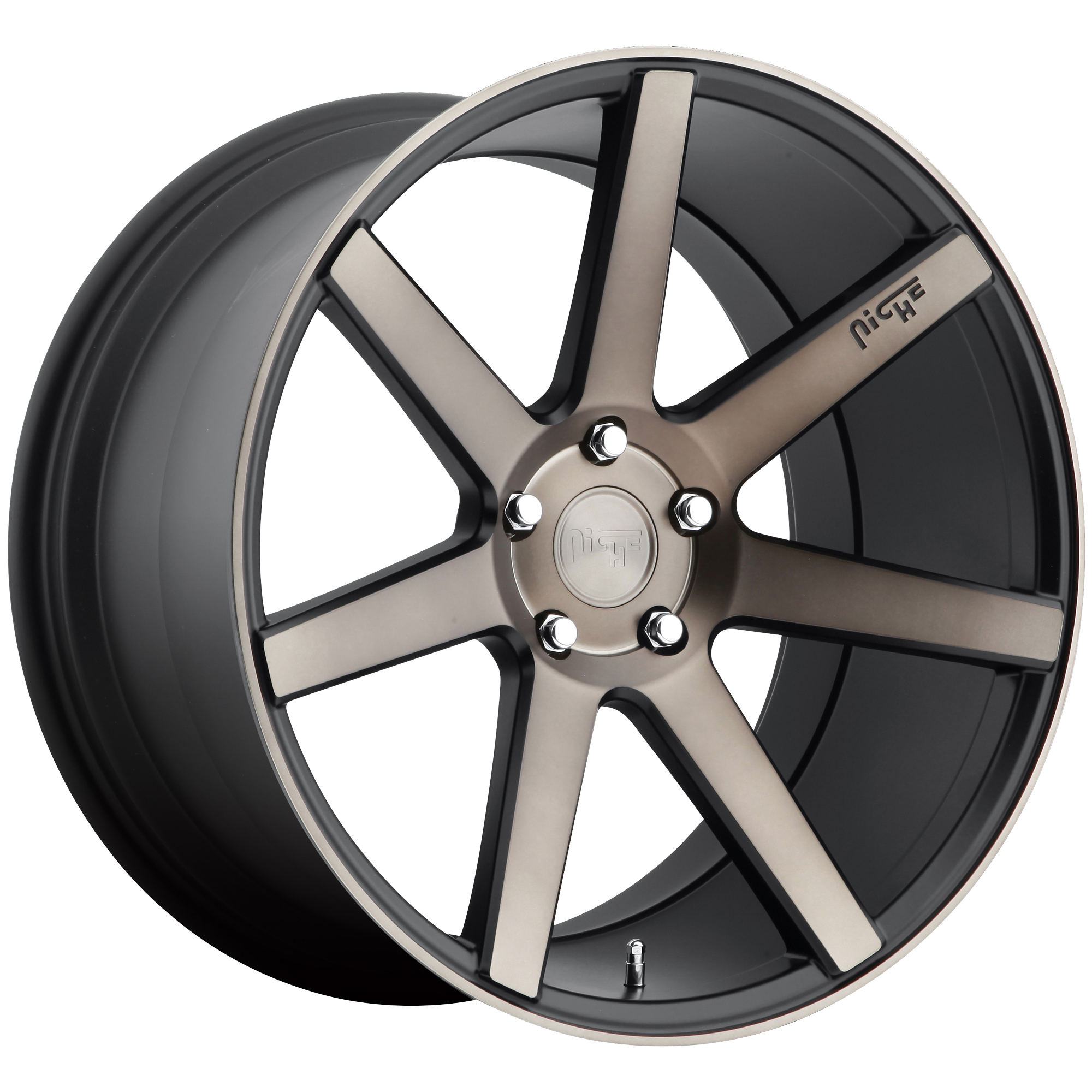 Niche 17"x8" Non-Chrome Matte Black Machined Custom Wheel ARSWCWM15017804340