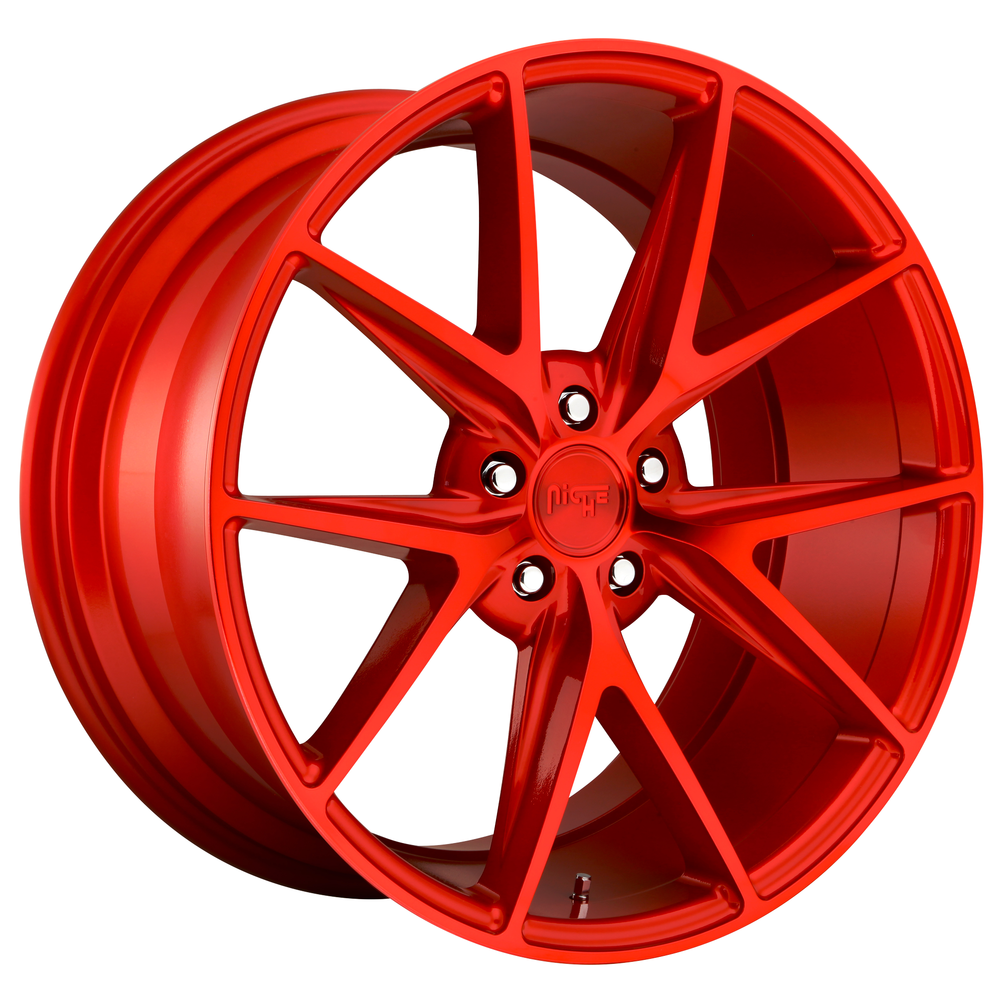 Niche 18"x8" Non-Chrome Candy Red Custom Wheel ARSWCWM18618802140