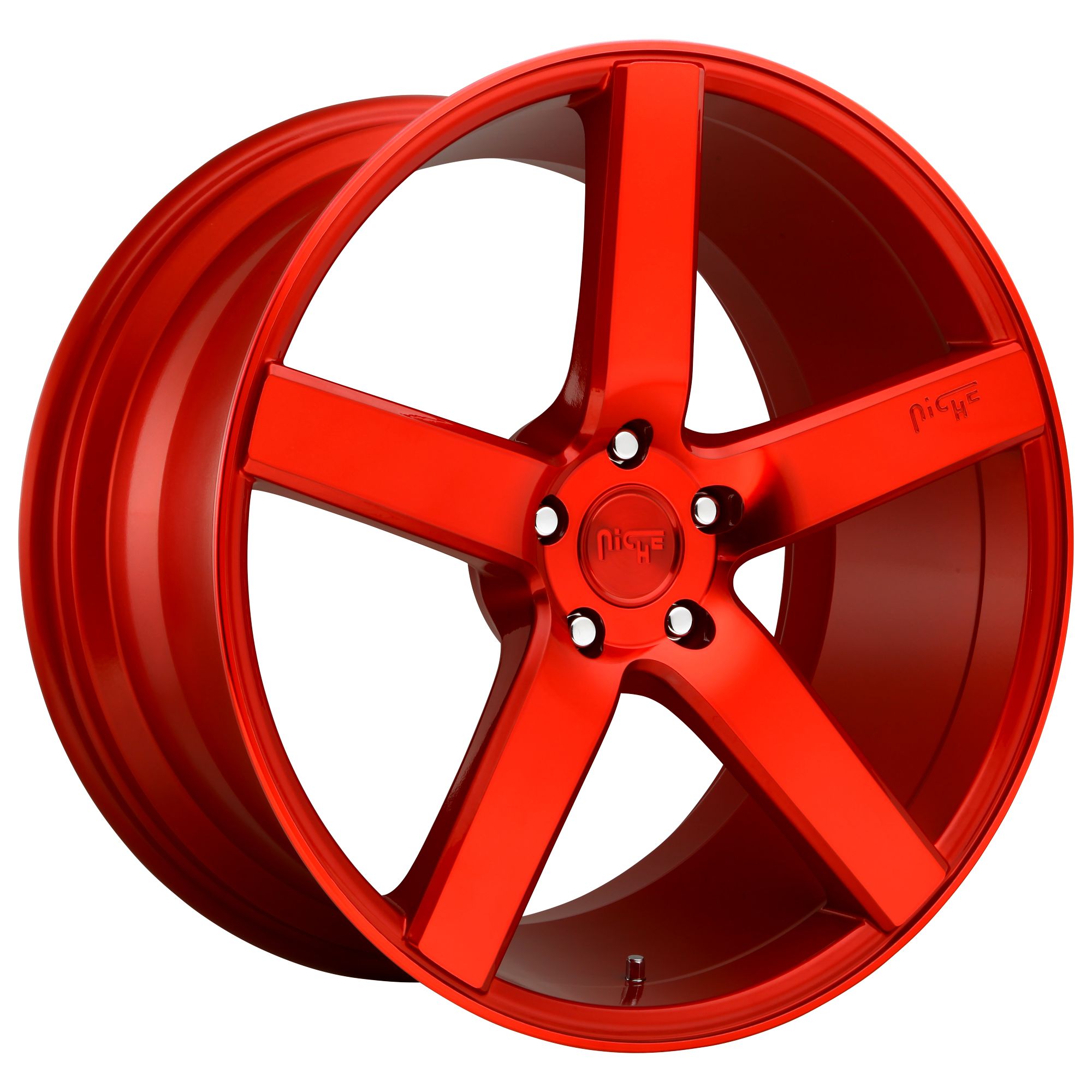 Niche 20"x10" Non-Chrome Candy Red Custom Wheel ARSWCWM18720006540