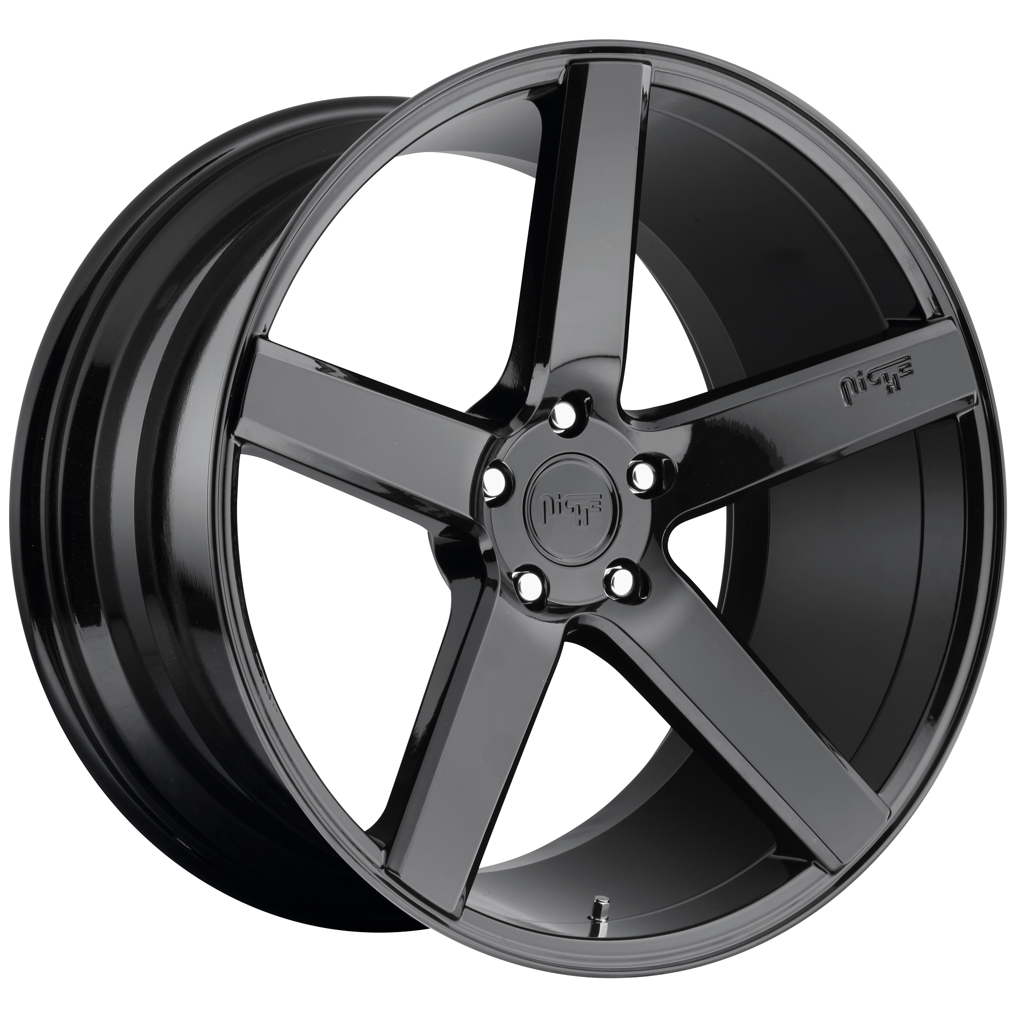 Niche 20"x8.5" Non-Chrome Gloss Black Custom Wheel ARSWCWM18820852135