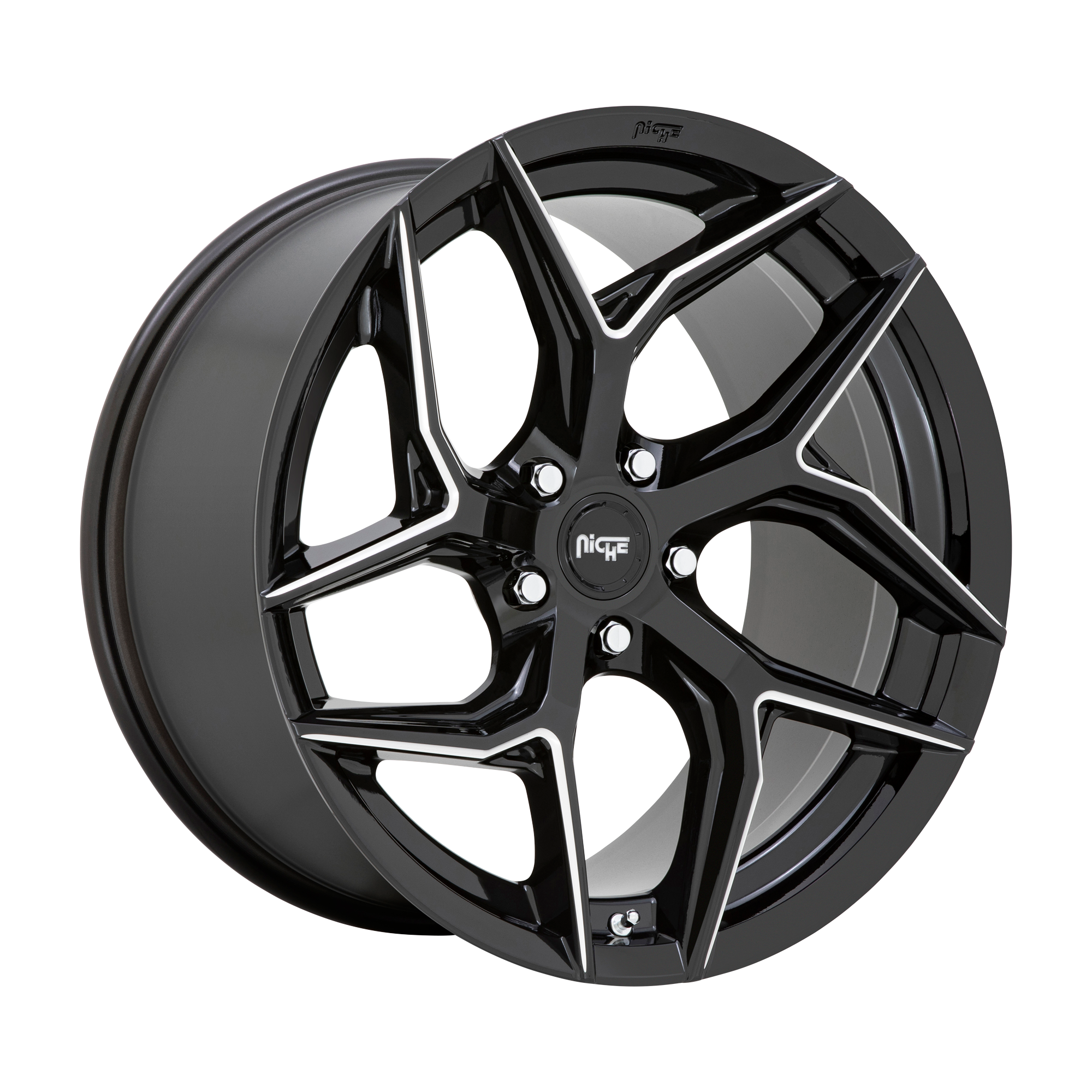 Niche 20"x9" Non-Chrome Gloss Black Milled Custom Wheel ARSWCWM2662090F825