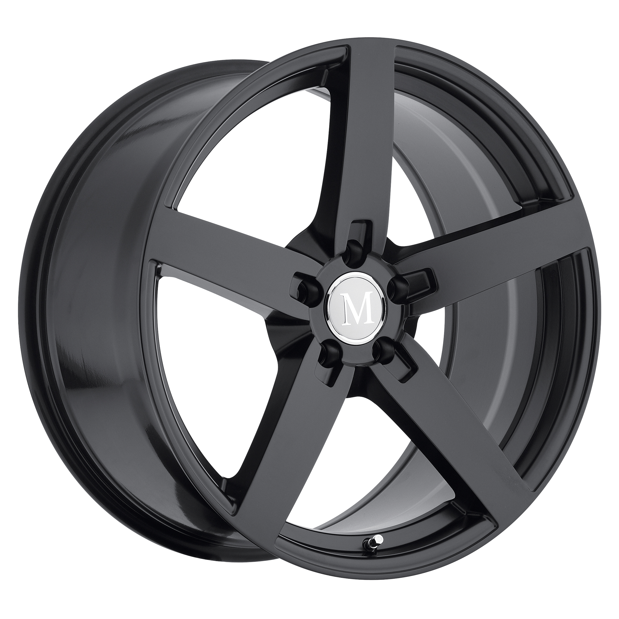 Mandrus 17"x8" Non-Chrome Matte Black Custom Wheel ARSWCW1780MAA255112M66