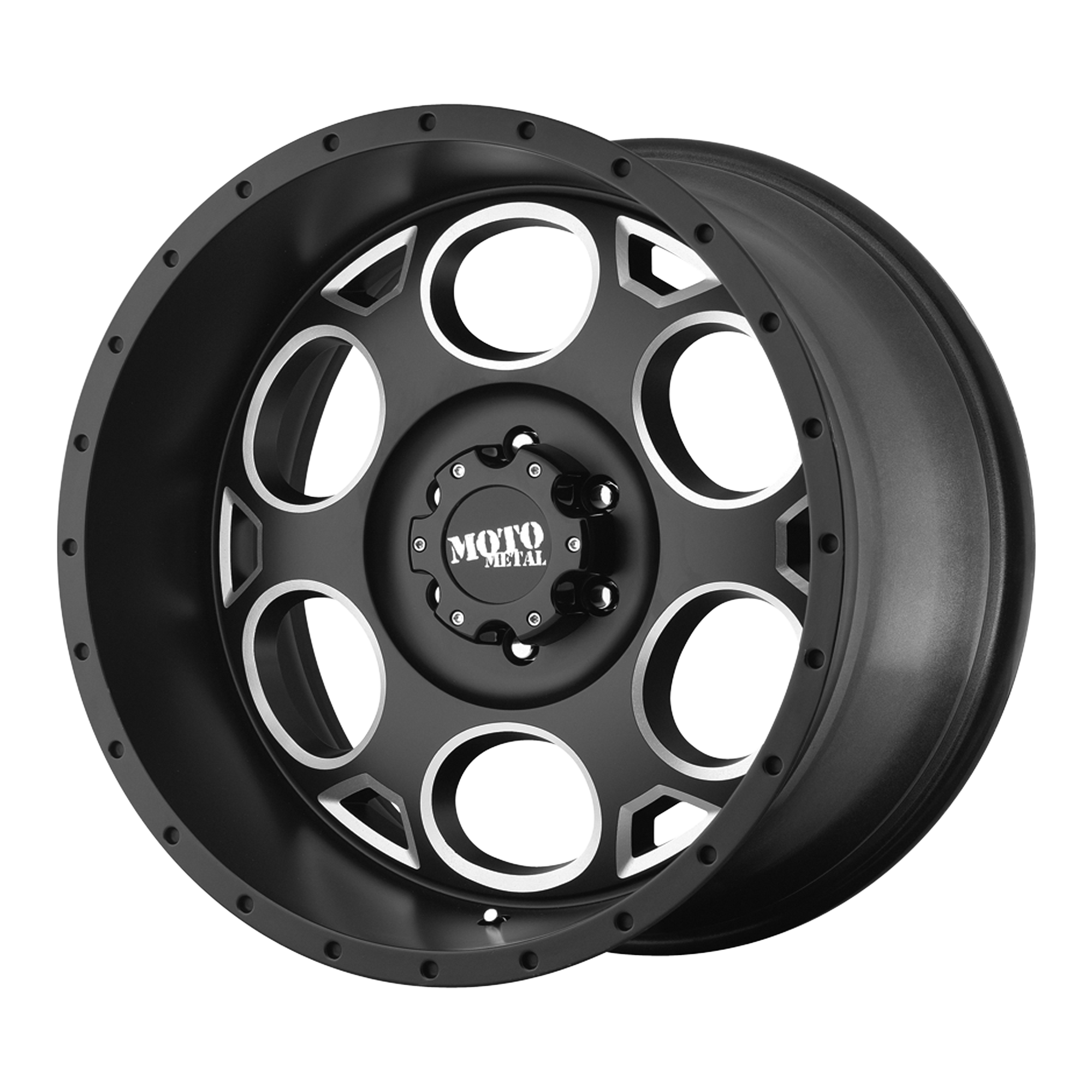 Moto Metal 20"x9" Non-Chrome Satin Black Milled Custom Wheel ARSWCWMO96429055712N