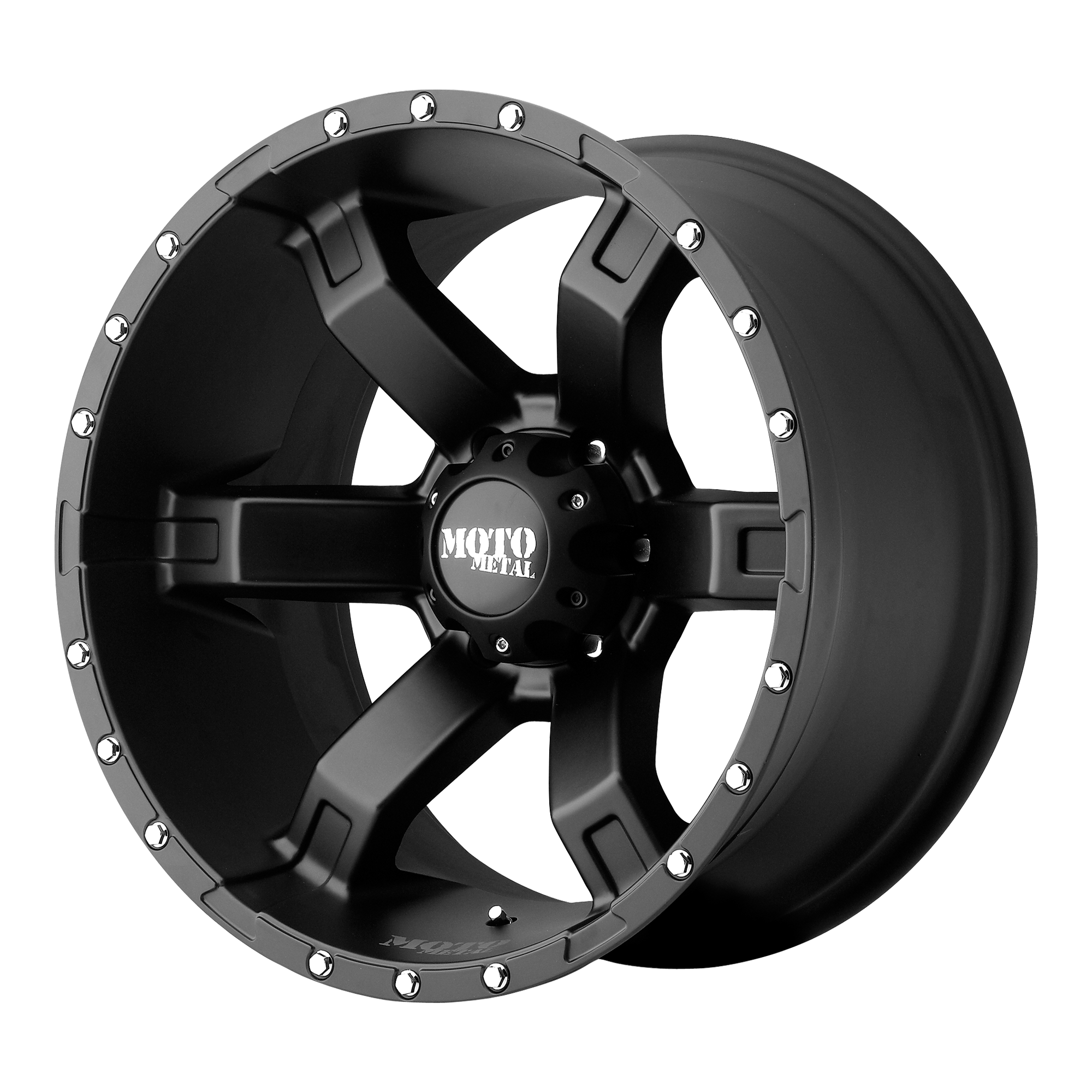 Moto Metal 22"x10" Non-Chrome Satin Black With Clearcoat Custom Wheel ARSWCWMO96722063724N