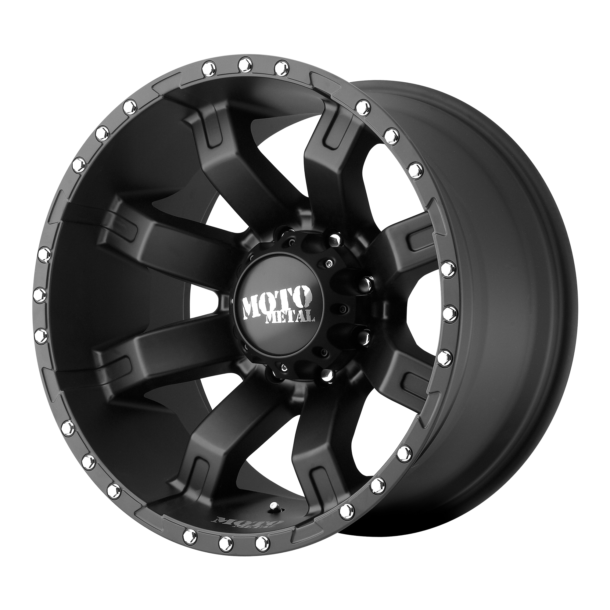 Moto Metal 20"x10" Non-Chrome Satin Black With Clearcoat Custom Wheel ARSWCWMO96821080724N