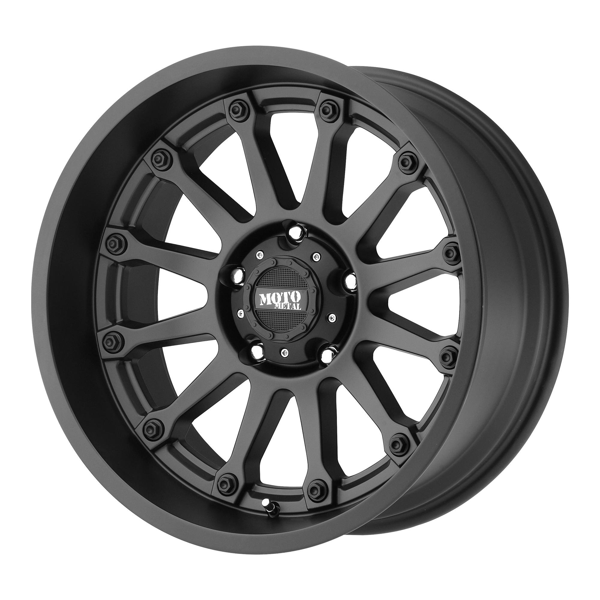 Moto Metal 20"x10" Non-Chrome Satin Black Custom Wheel ARSWCWMO97121055724N