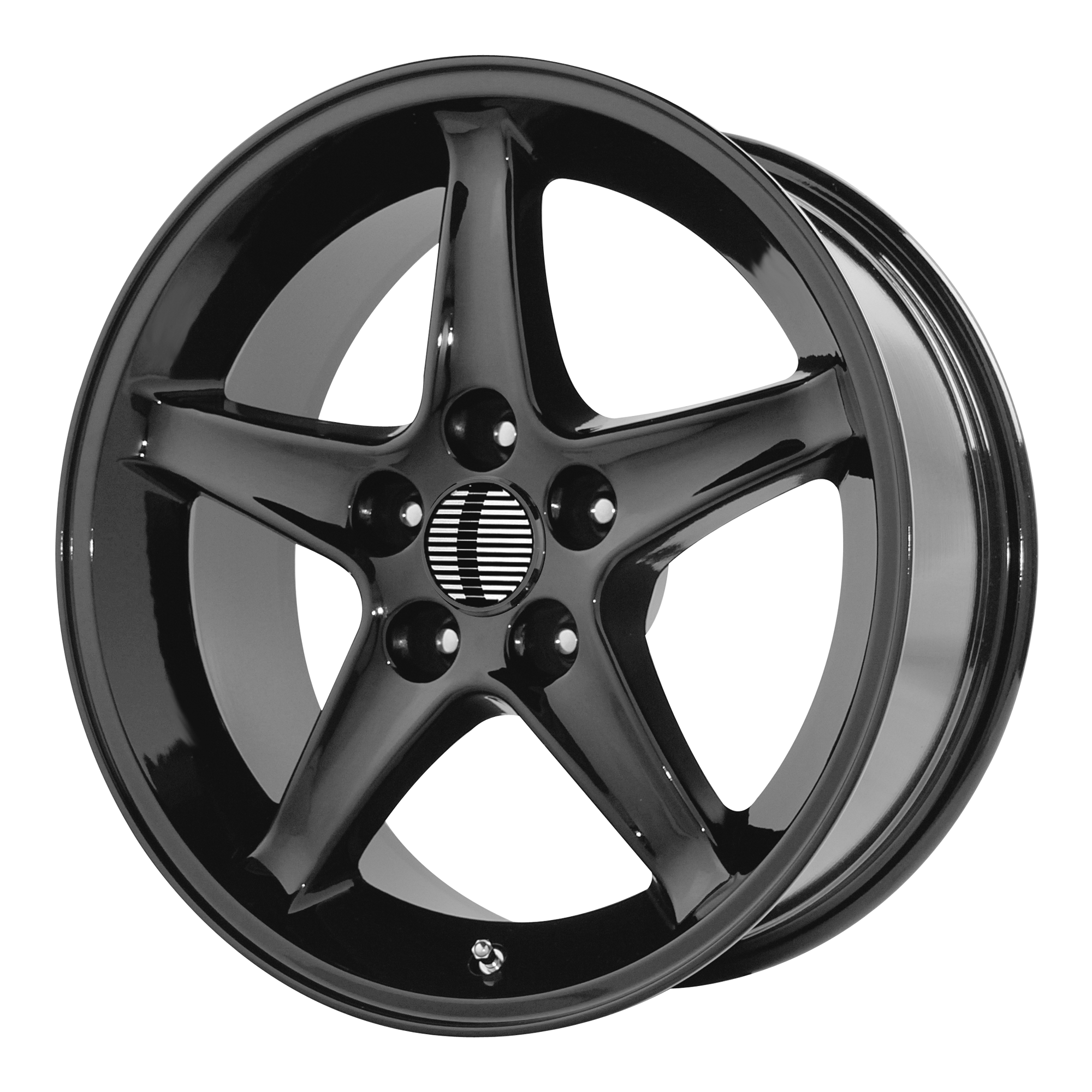 Performance Replicas 17"x9" Non-Chrome Gloss Black Custom Wheel ARSWCW102B793418