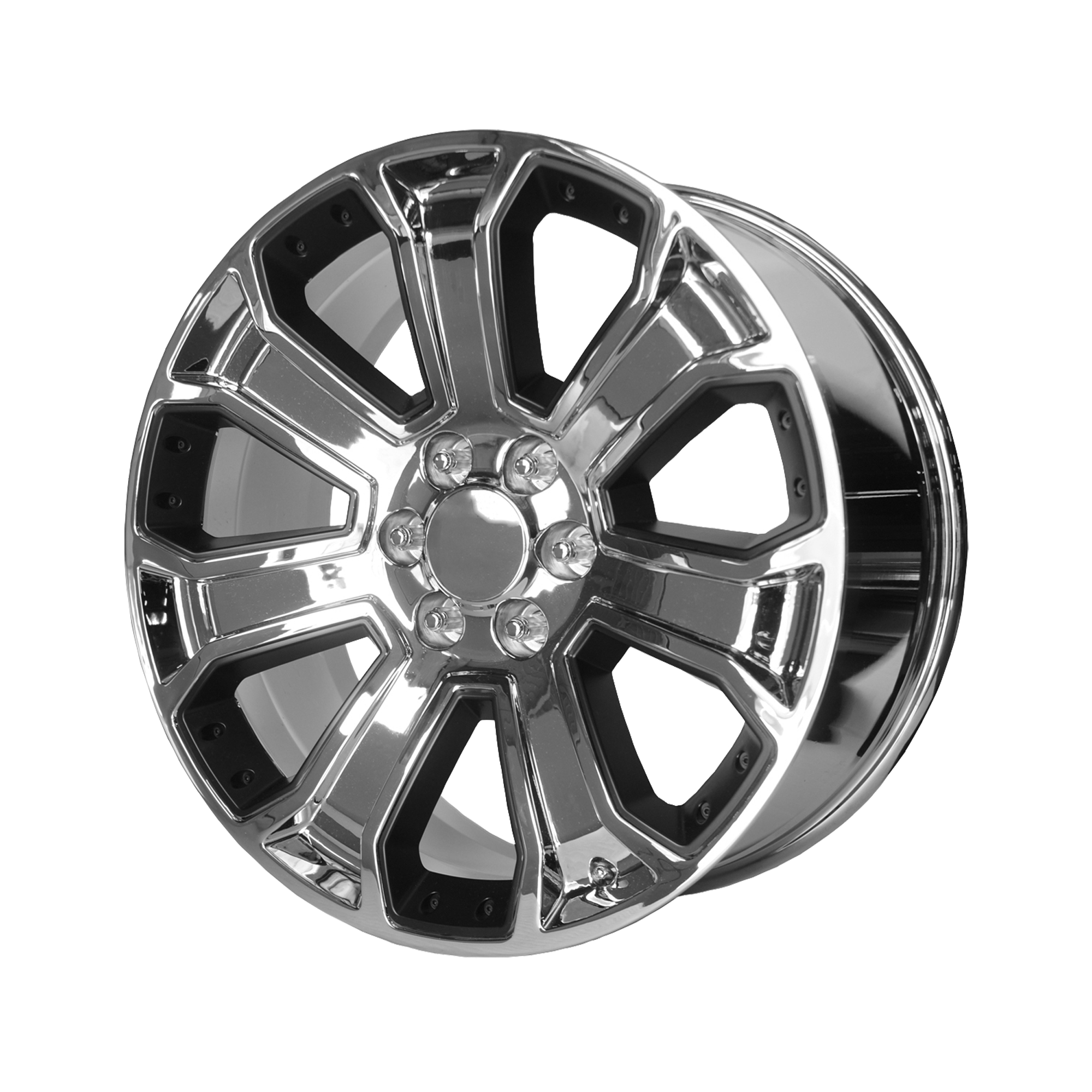 Performance Replicas 22"x9" Non-Chrome Chrome With Matte Black Accents Custom Wheel ARSWCW113CM2295824