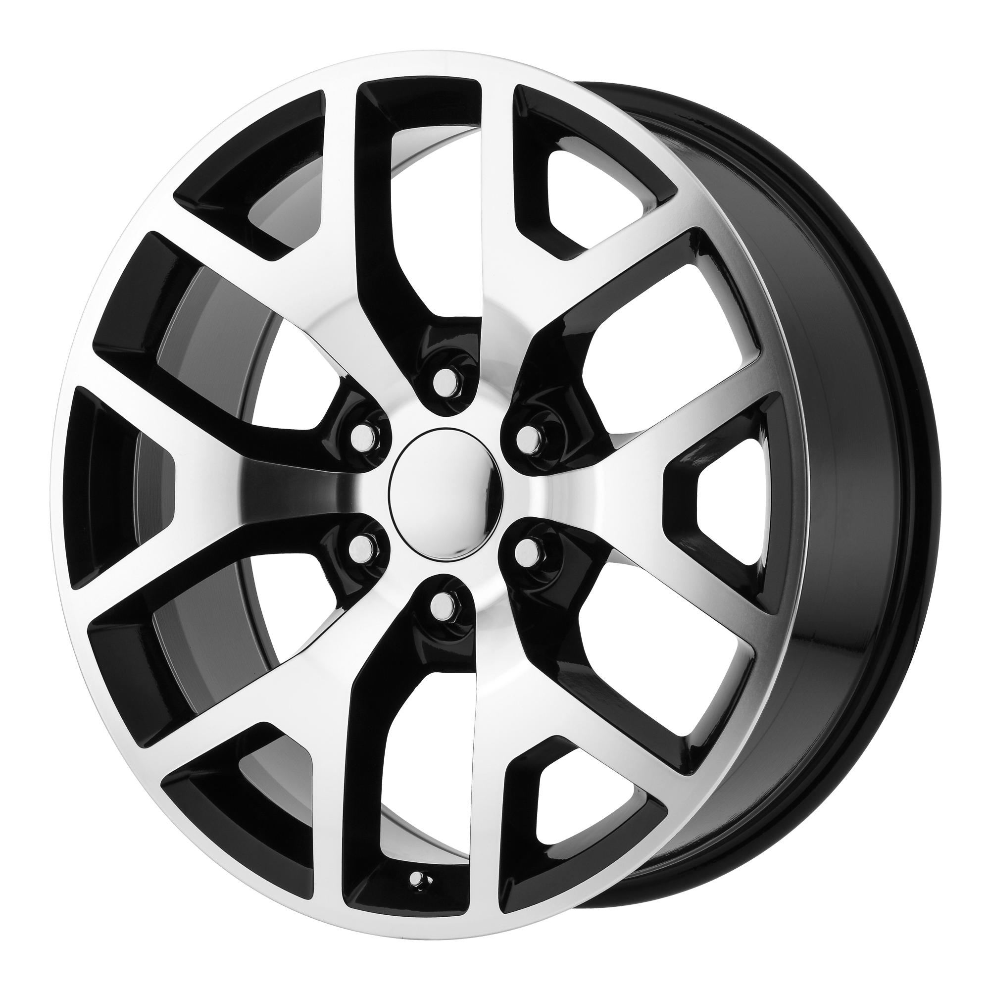 Performance Replicas 22"x9" Non-Chrome Gloss Black With Machined Spokes Custom Wheel ARSWCW169BM2295828