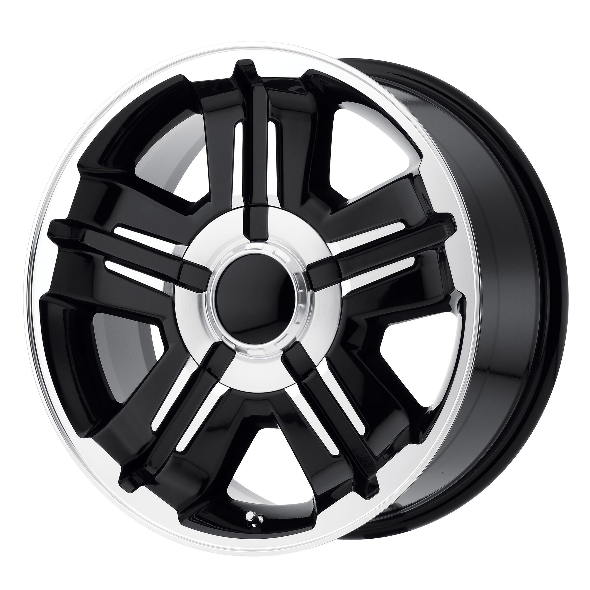 Performance Replicas 18"x8" Non-Chrome Gloss Black Machined Custom Wheel ARSWCW173BM885831