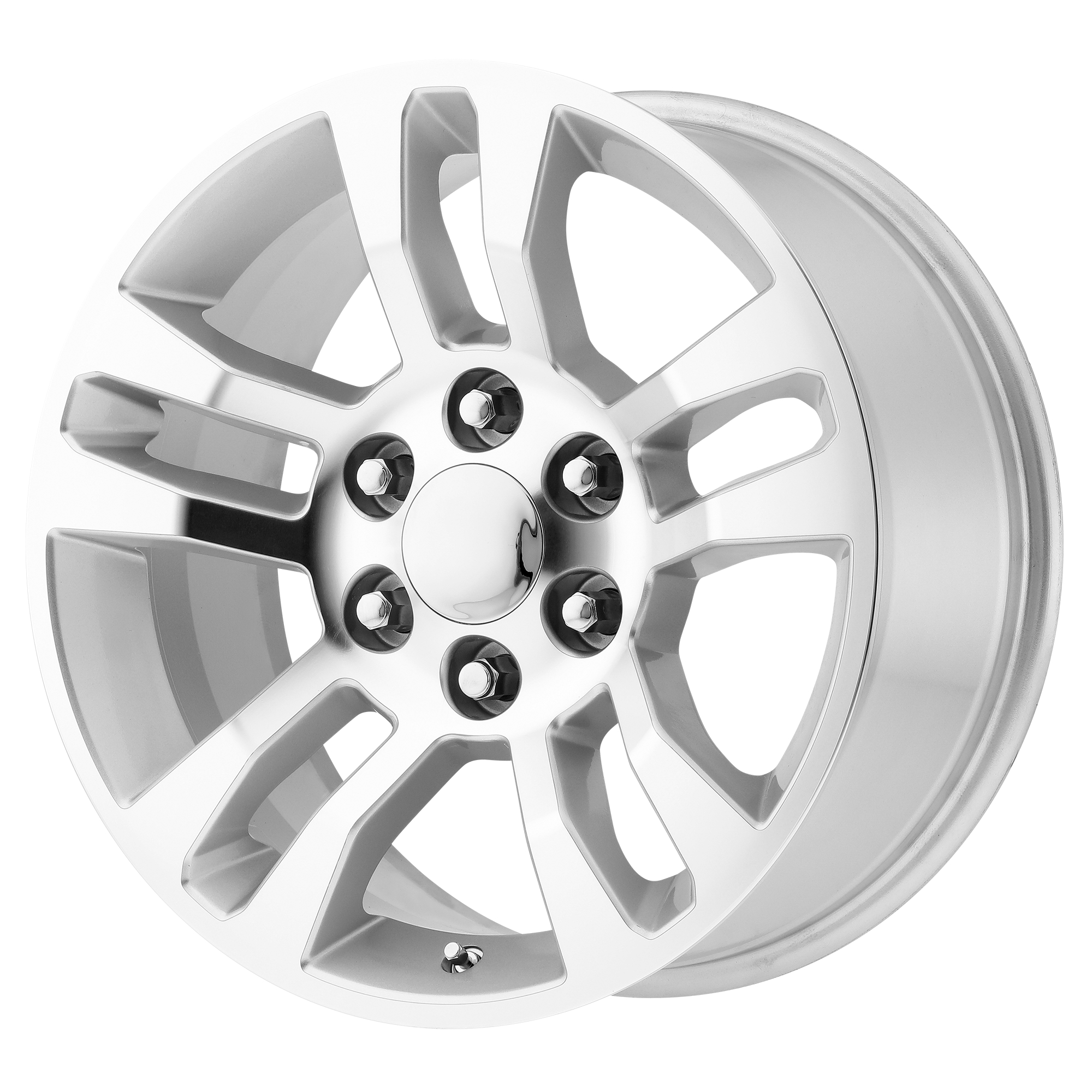 Performance Replicas 18"x8" Non-Chrome Silver Machined Custom Wheel ARSWCW175SM885824