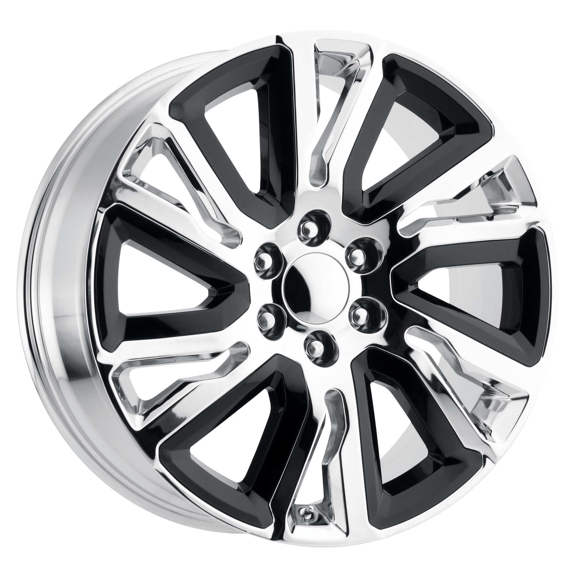 Performance Replicas 22"x9" Non-Chrome Chrome With Gloss Black Accents Custom Wheel ARSWCW202CG2295828