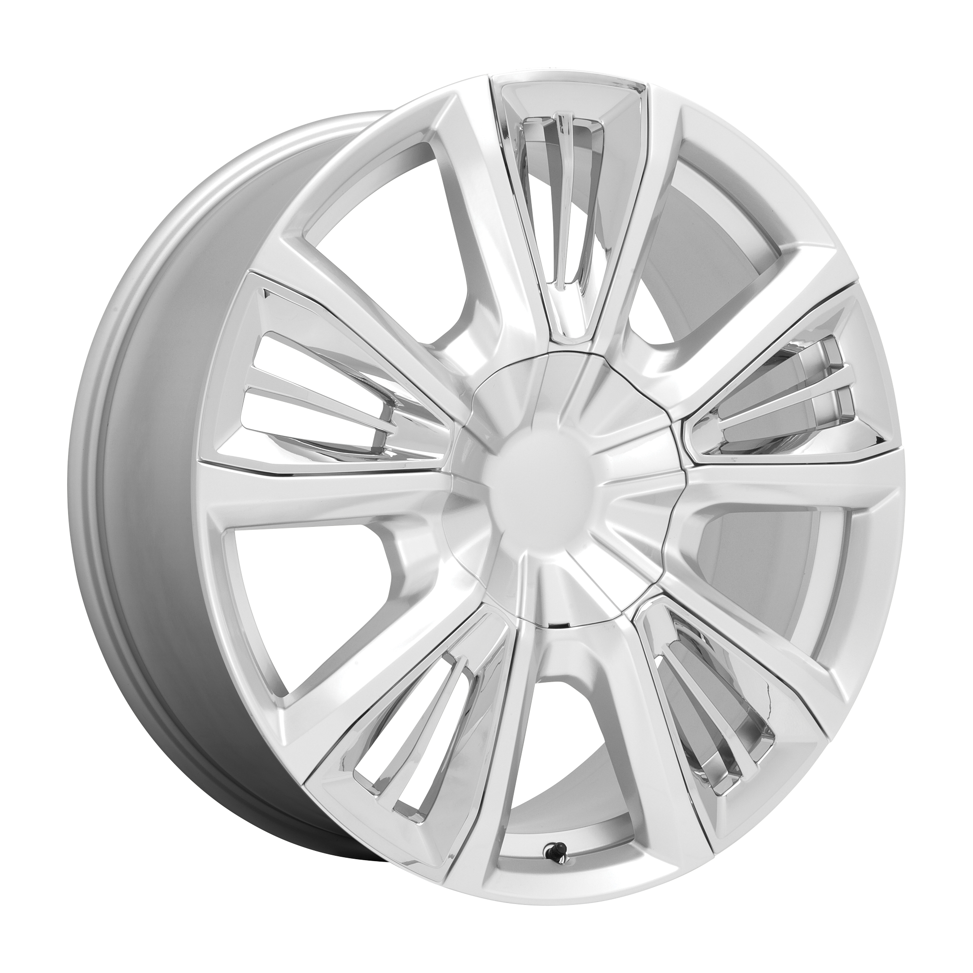 Performance Replicas 22"x9" Non-Chrome Silver With Chrome Accents Custom Wheel ARSWCW212SC2295828