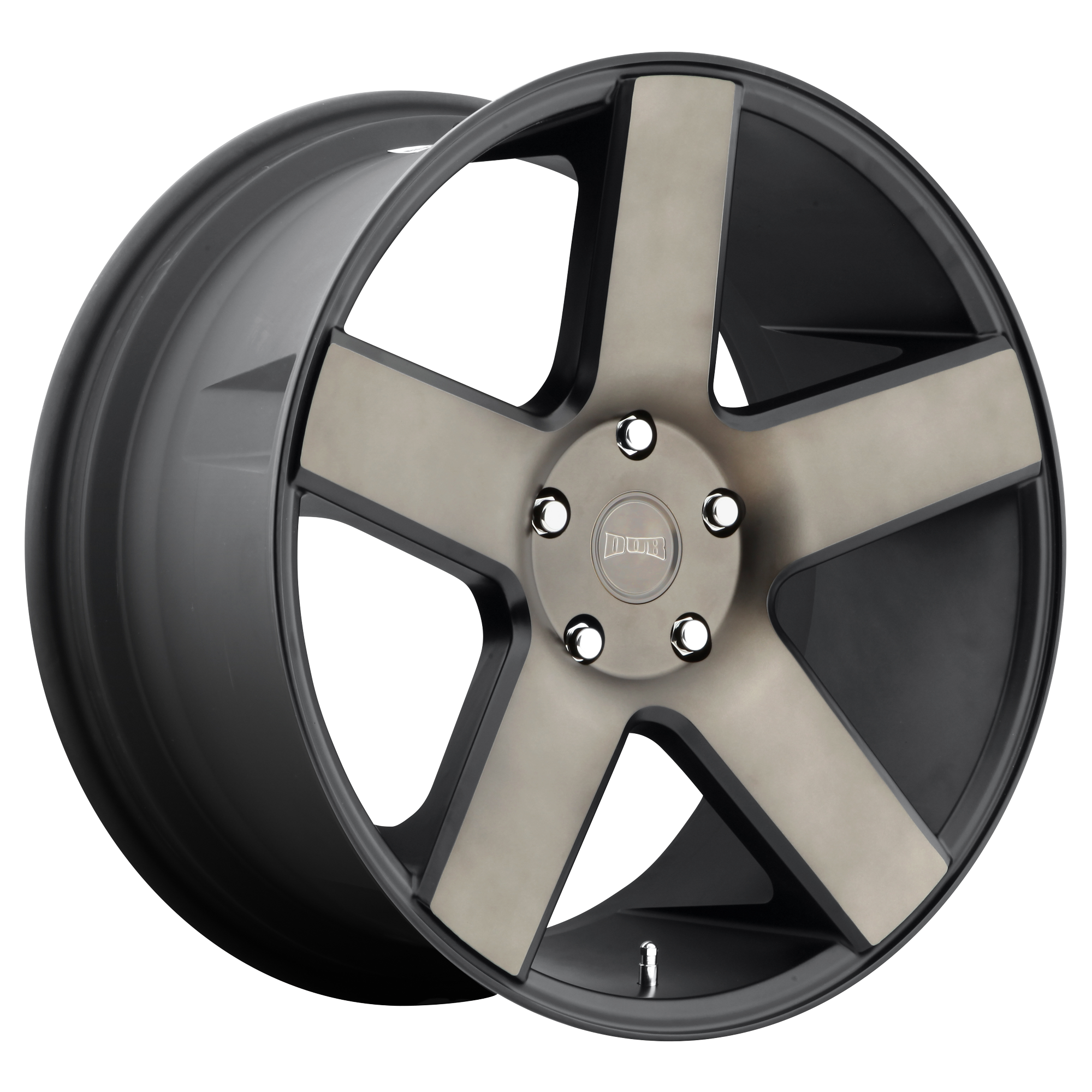 DUB 24"x9" Non-Chrome Matte Black Double Dark Tint Custom Wheel ARSWCWS11624902115