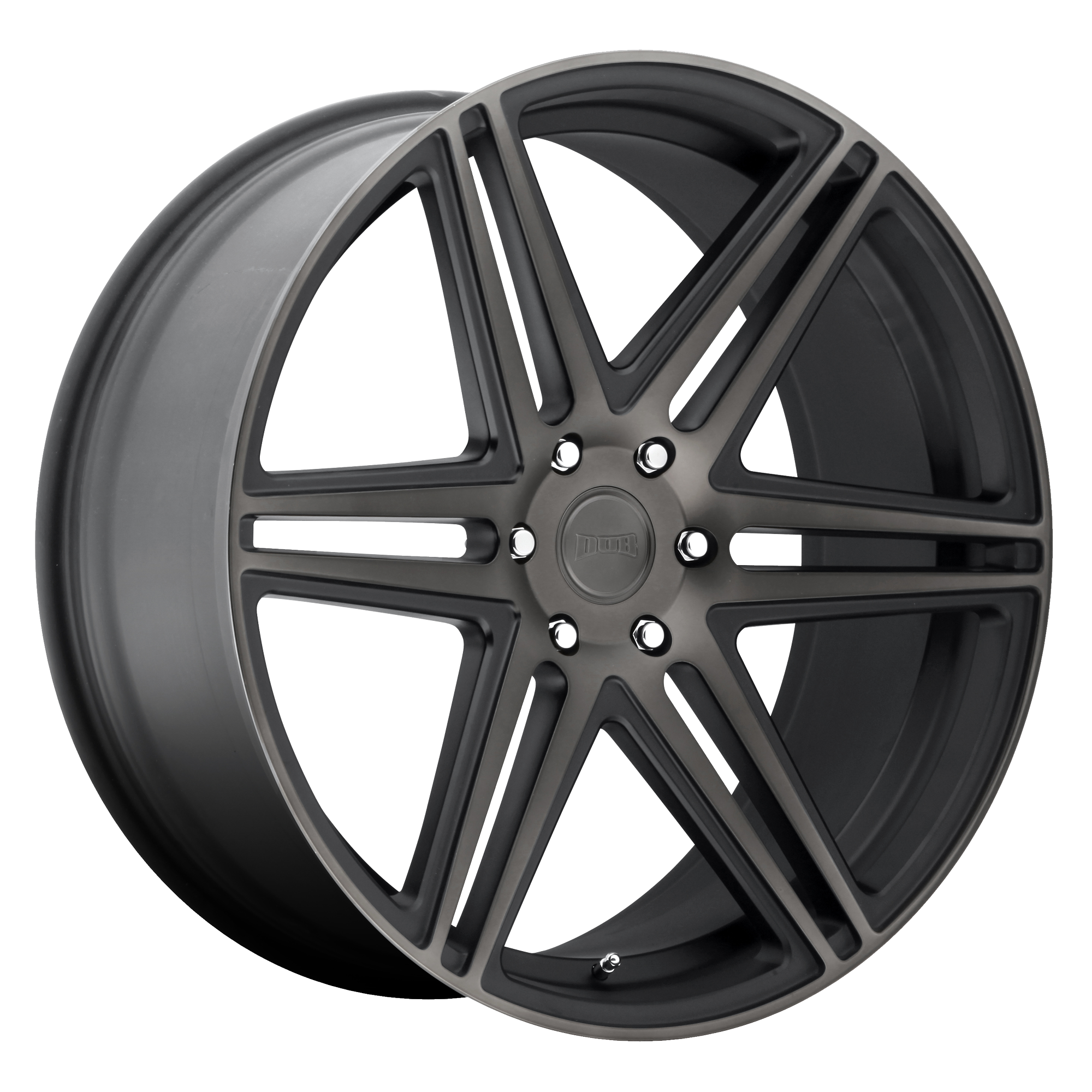 DUB 22"x9.5" Non-Chrome Matte Black Double Dark Tint Custom Wheel ARSWCWS12322957730