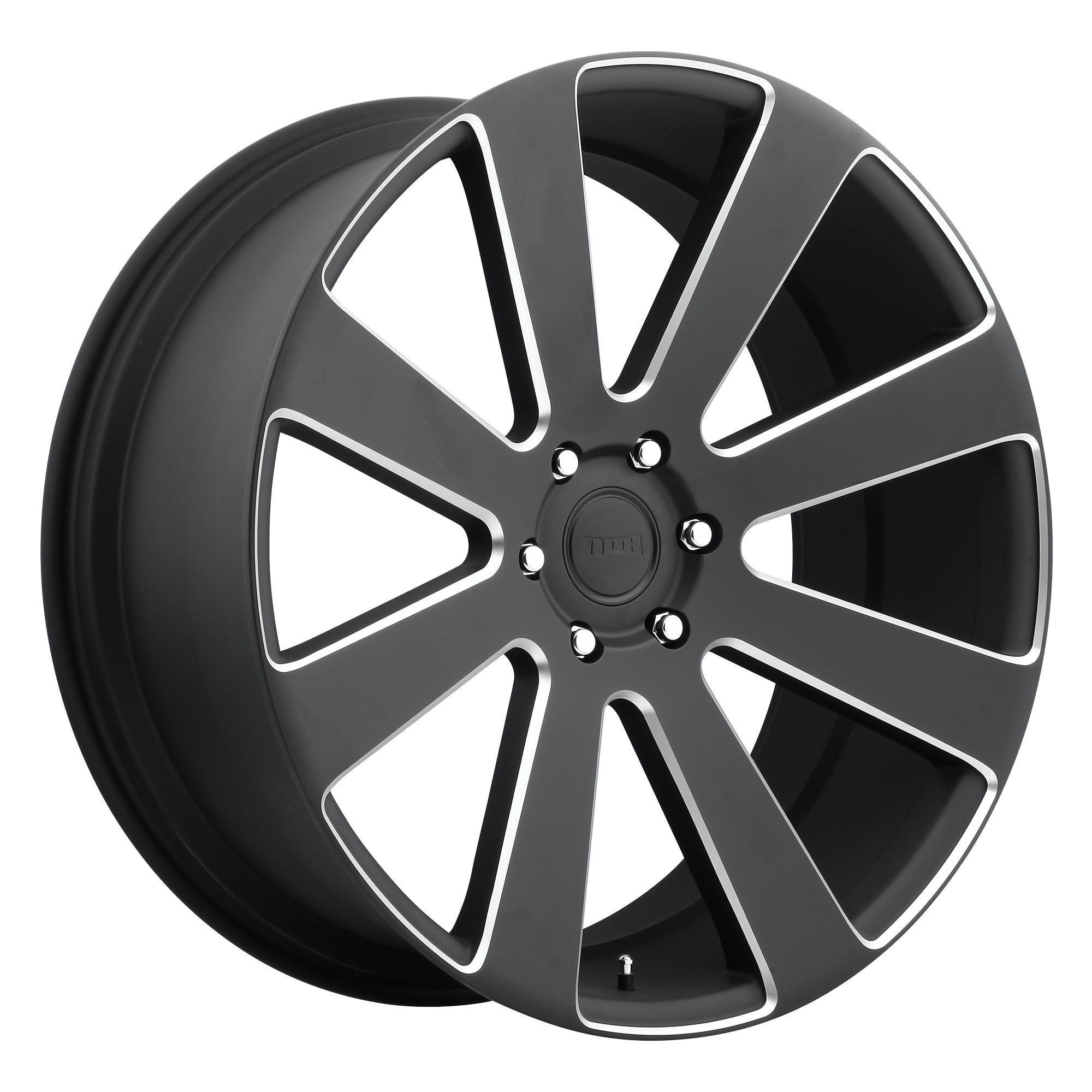 DUB 22"x9.5" Non-Chrome Matte Black Milled Custom Wheel ARSWCWS18722957720