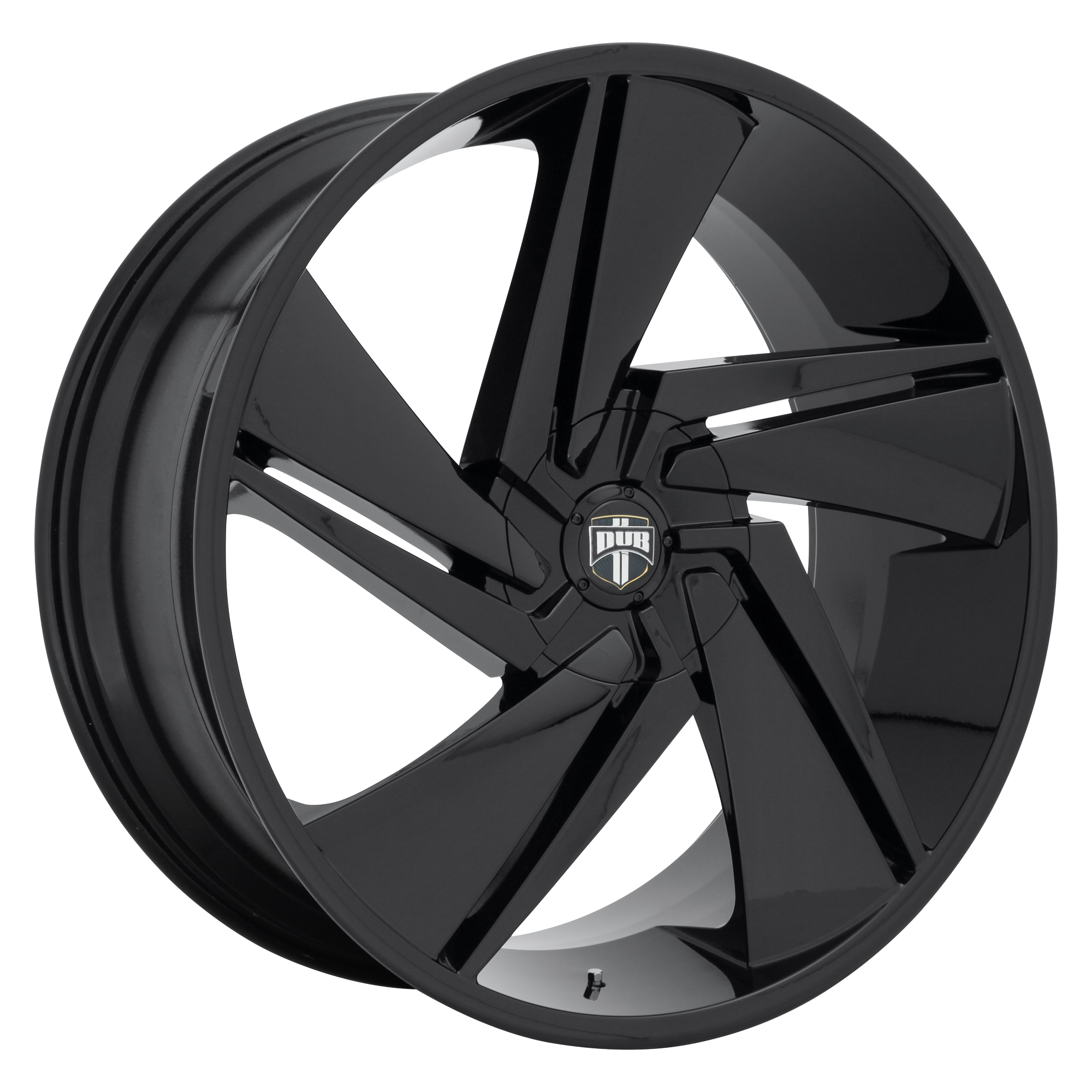 DUB 22"x9.5" Non-Chrome Gloss Black Custom Wheel ARSWCWS24722955635