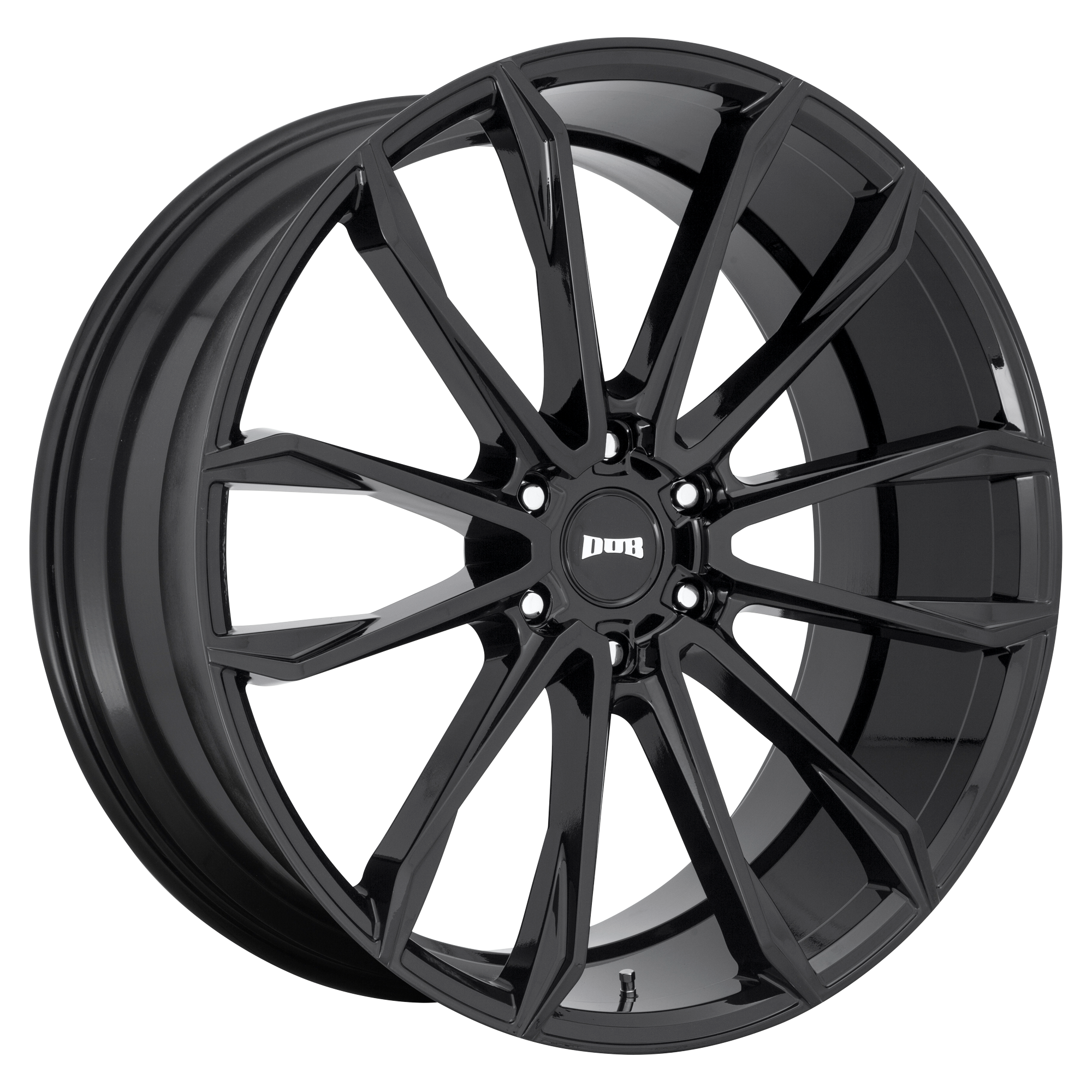 DUB 24"x10" Non-Chrome Gloss Black Custom Wheel ARSWCWS25324008930