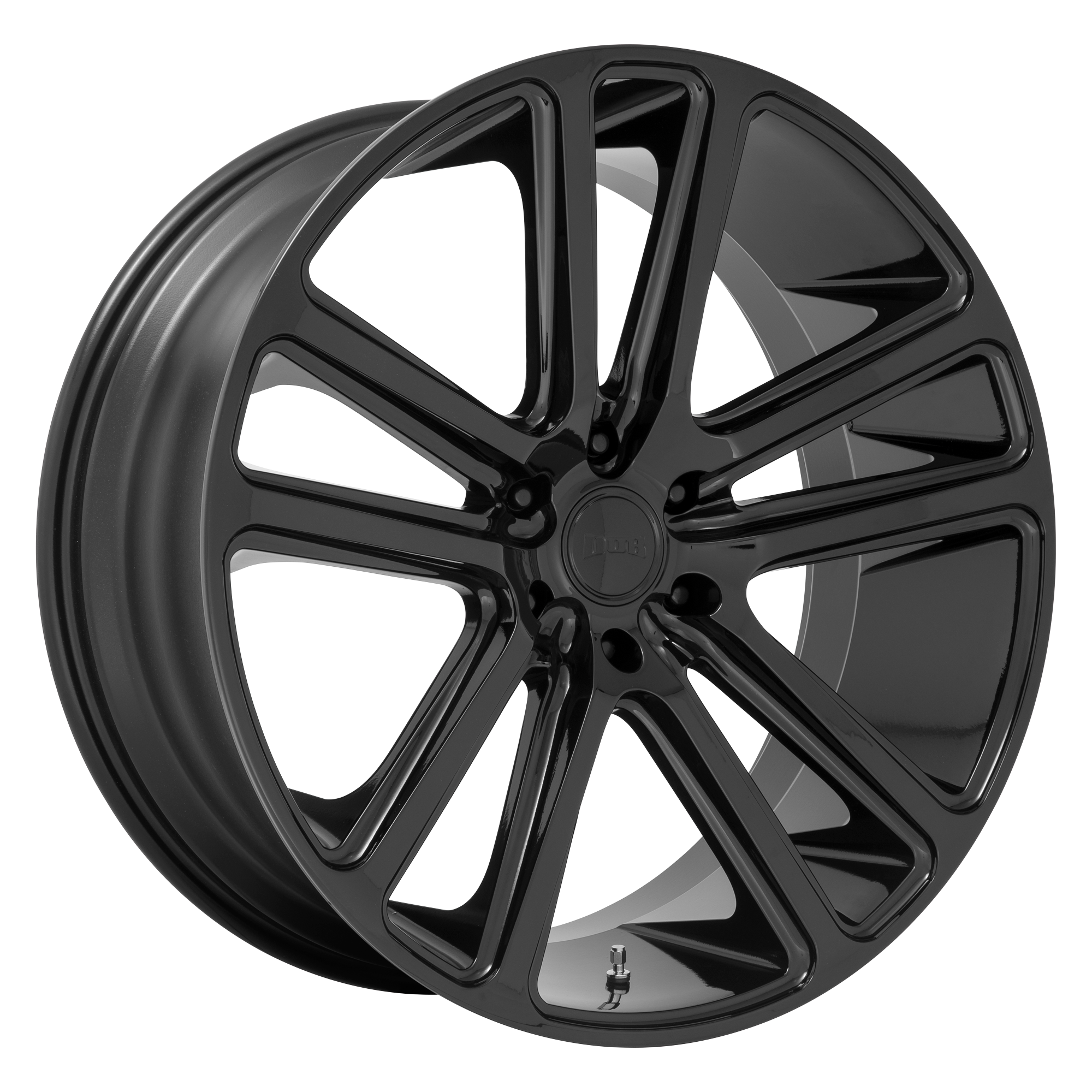 DUB 24"x10" Non-Chrome Gloss Black Custom Wheel ARSWCWS2562400B425