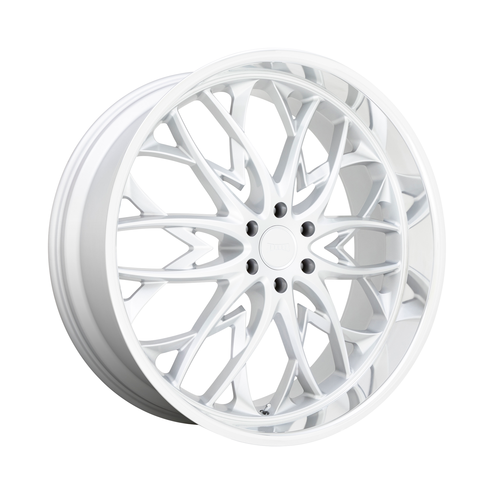 DUB 22"x9.5" Non-Chrome Silver With Diamond Cut Lip Custom Wheel ARSWCWS26422958425