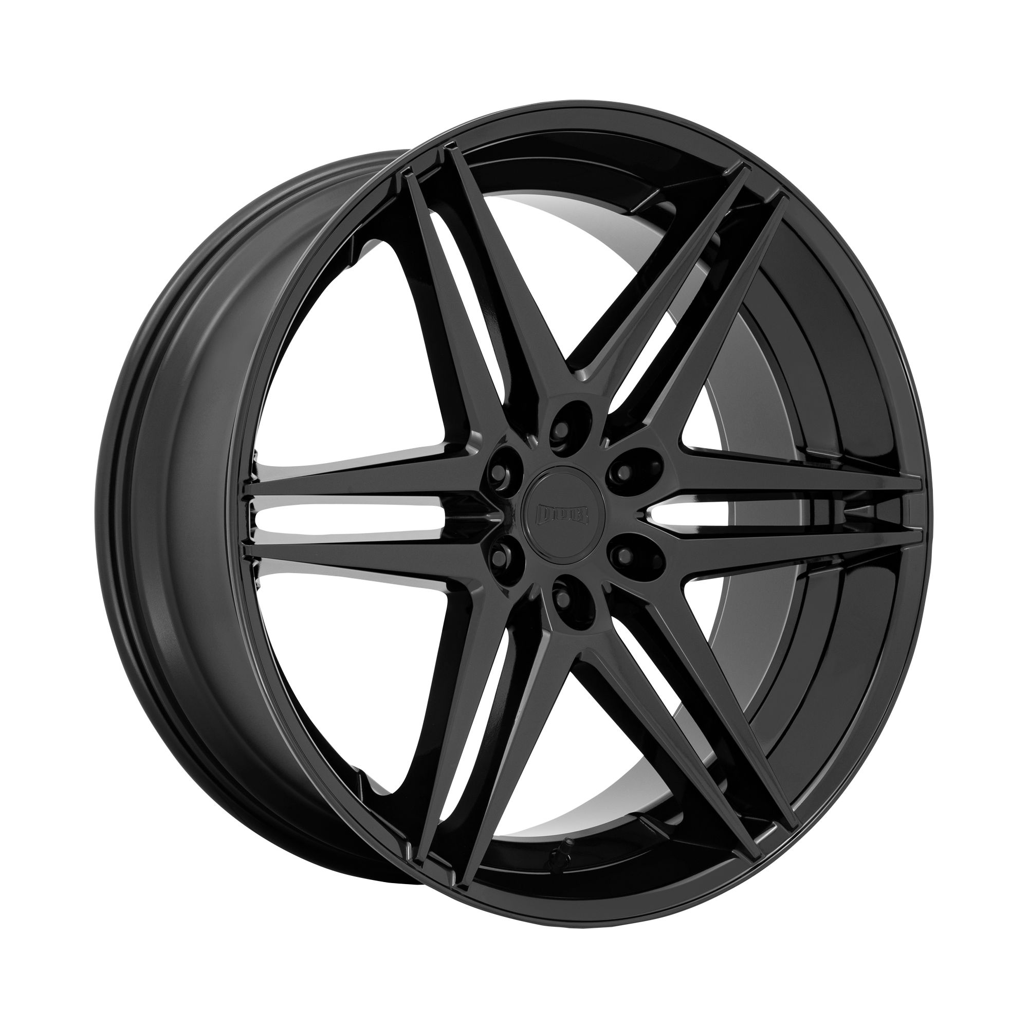 DUB 24"x10" Non-Chrome All Glossy Black Custom Wheel ARSWCWS26824008425