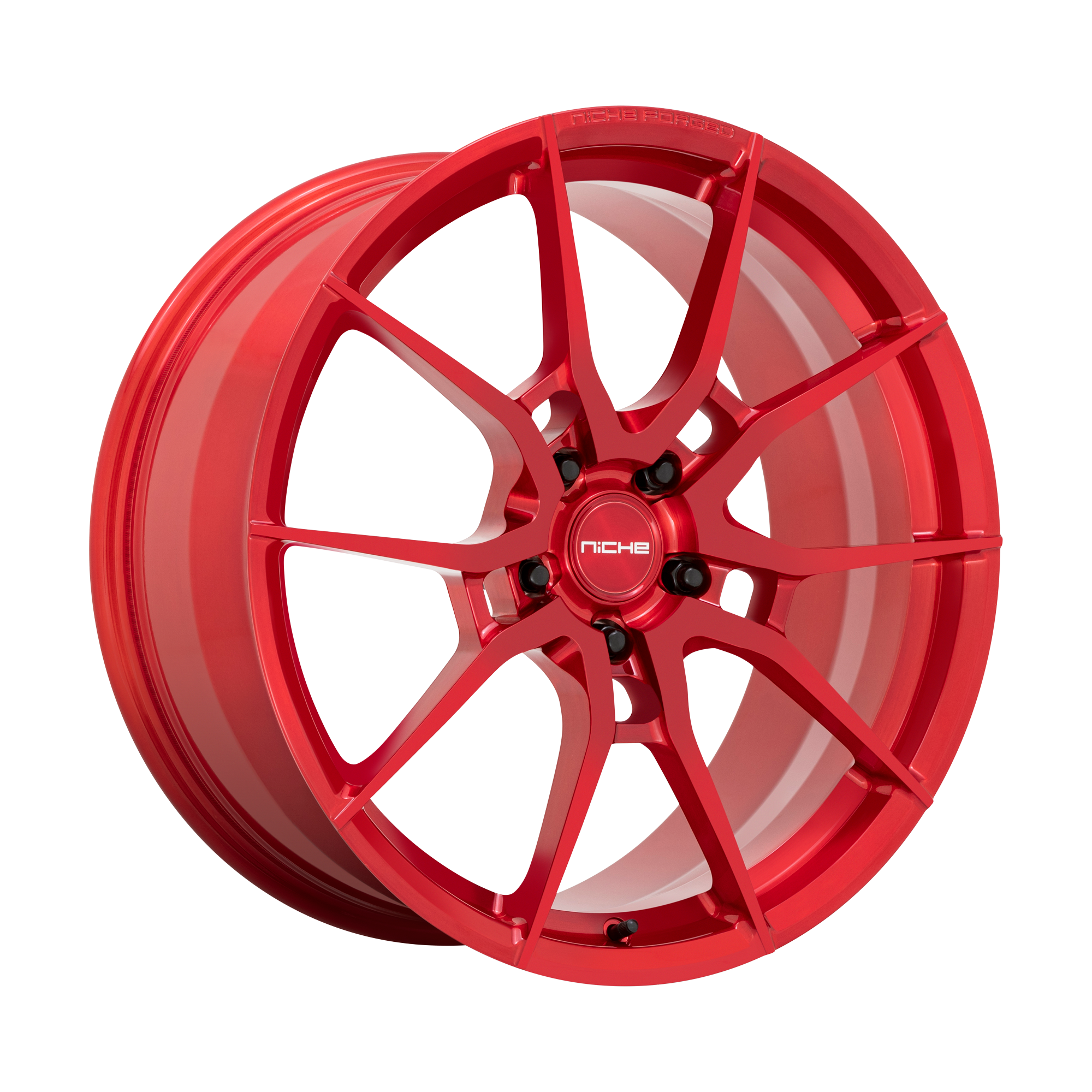 Niche 20"x11" Non-Chrome Brushed Candy Red Custom Wheel ARSWCWT11320116653