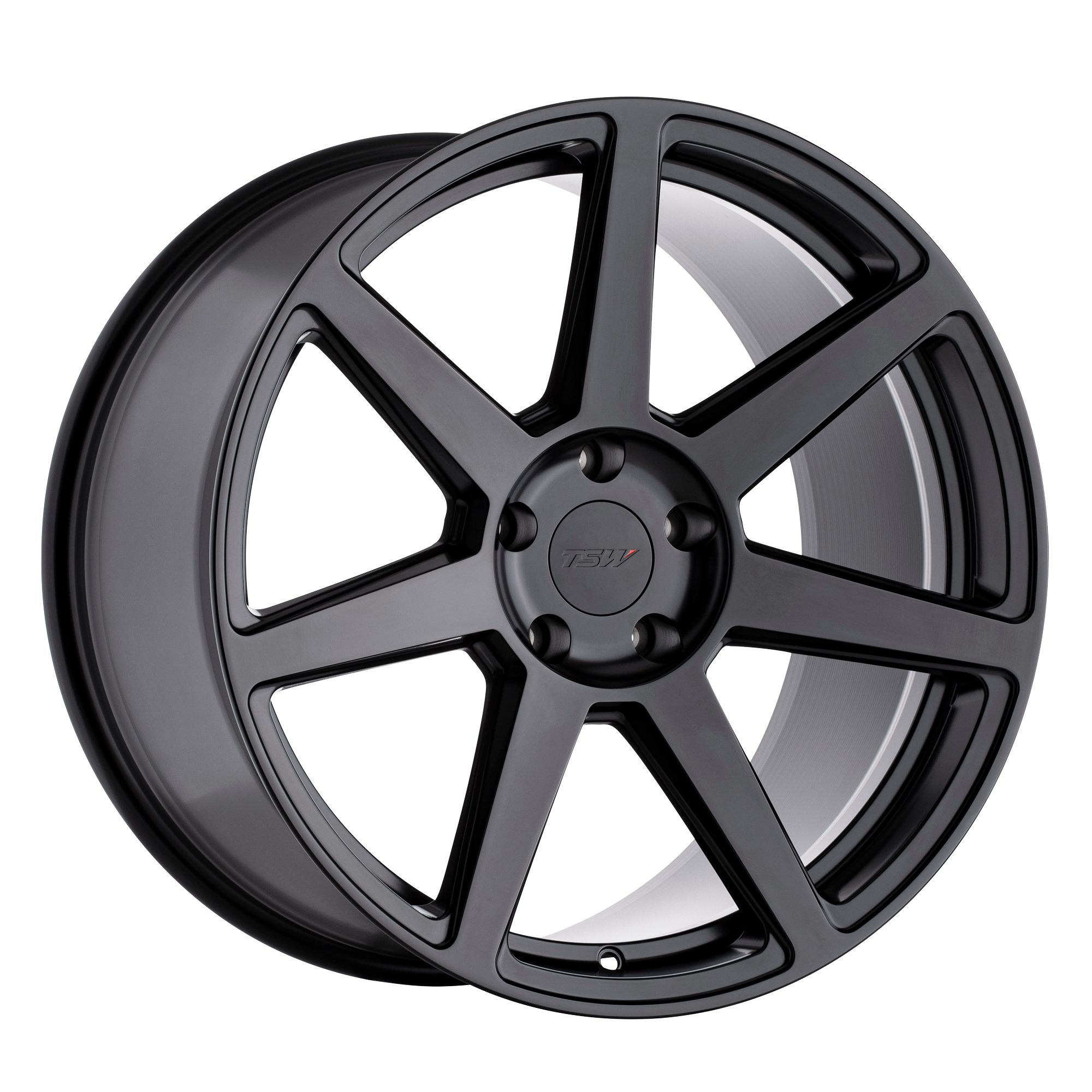 TSW 19"x8.5" Non-Chrome Semi Gloss Black Custom Wheel ARSWCW1985BMT355112B66