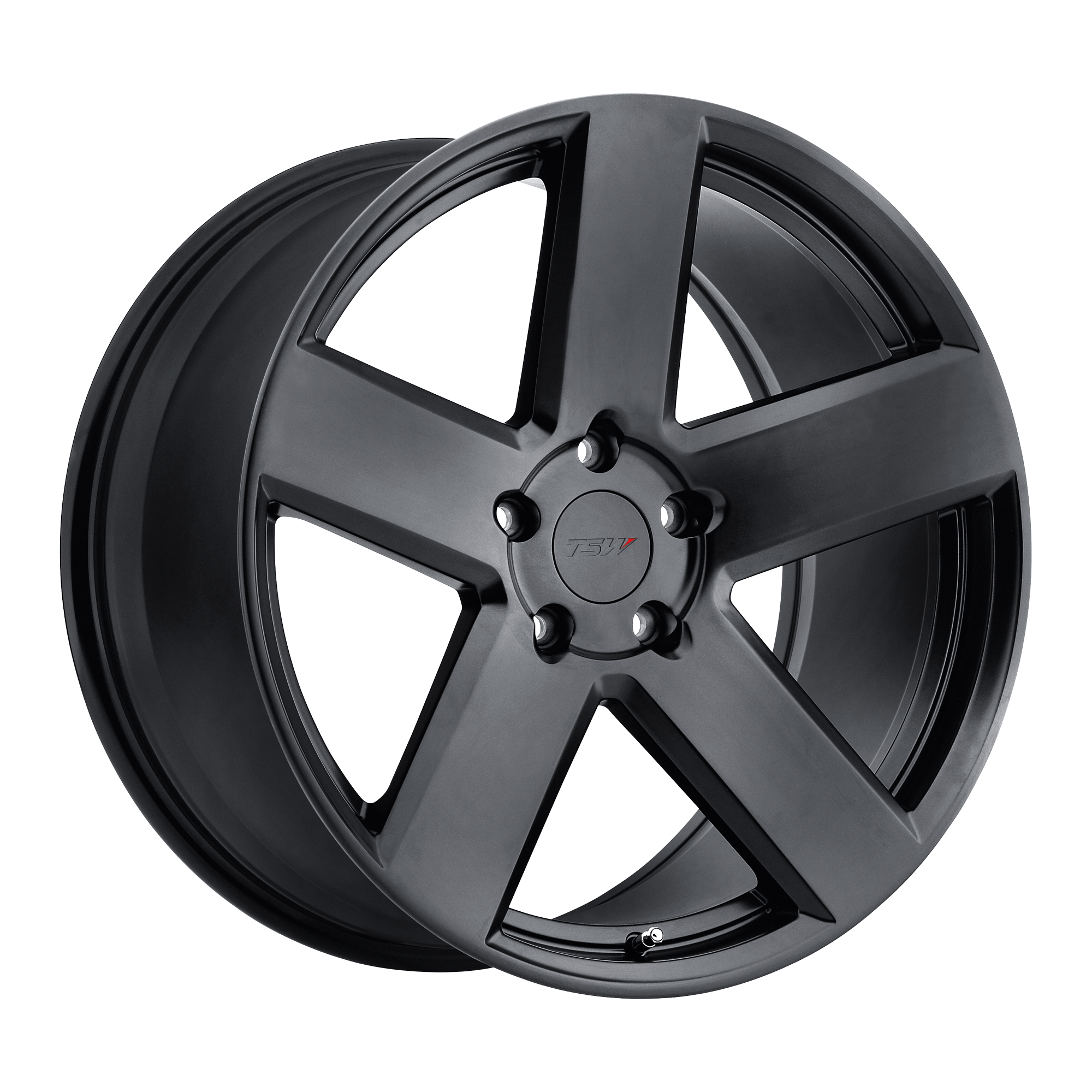 TSW 17"x8" Non-Chrome Matte Black Custom Wheel ARSWCW1780BRS205114M76