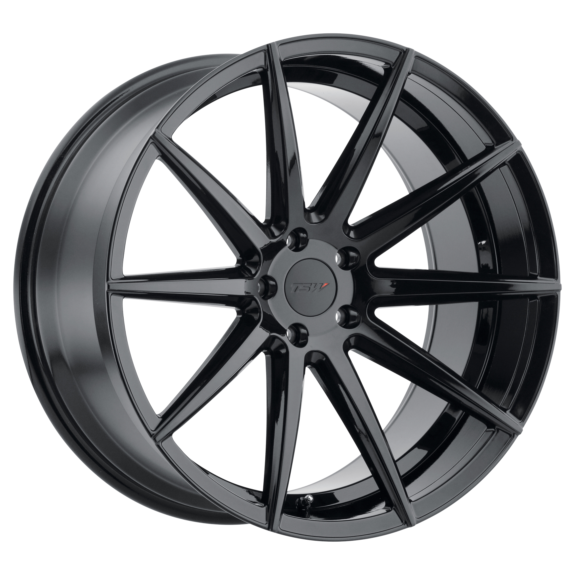 TSW 18"x8.5" Non-Chrome Gloss Black Custom Wheel ARSWCW1885CLP205114B76