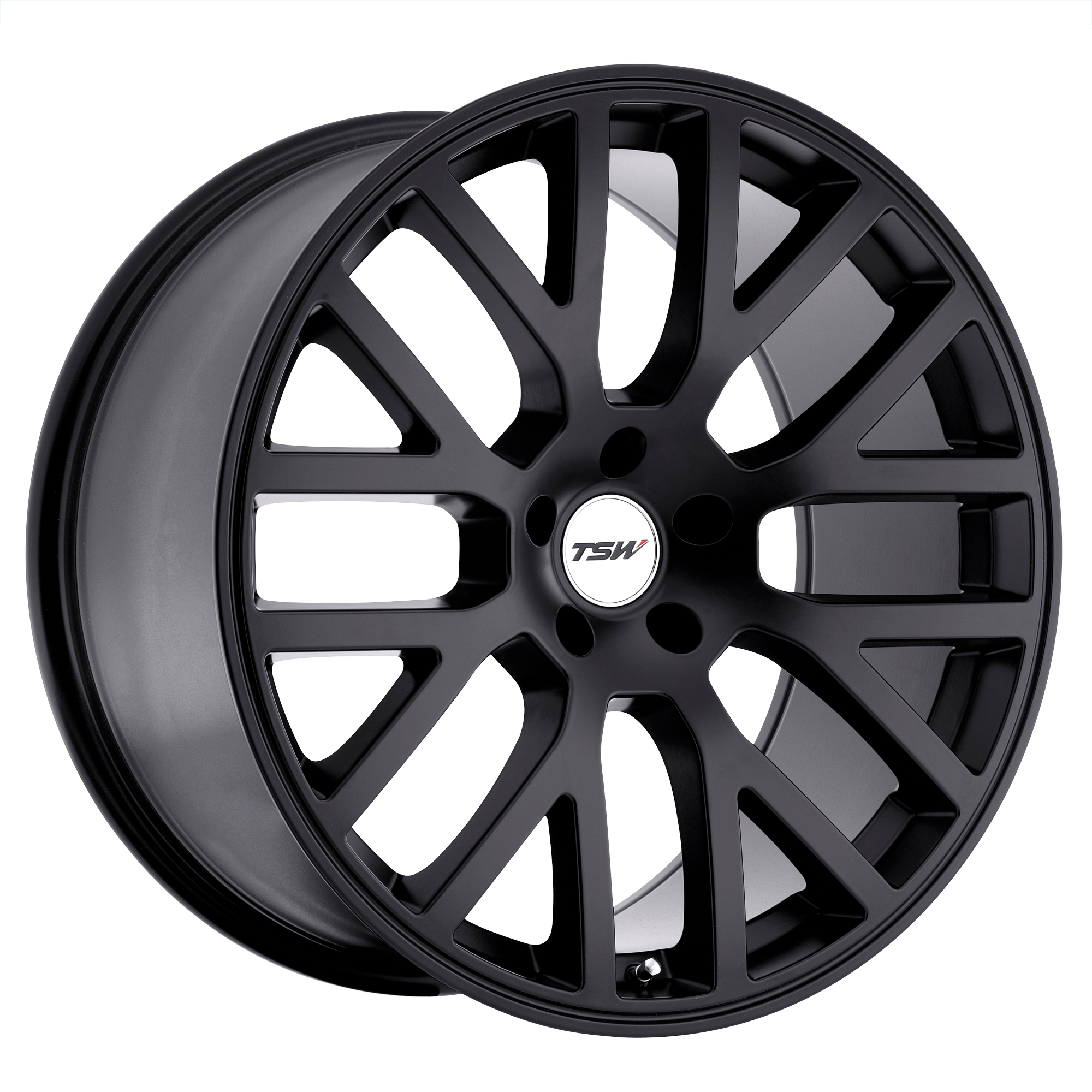 TSW 22"x9" Non-Chrome Matte Black Custom Wheel ARSWCW2290DON205120M76