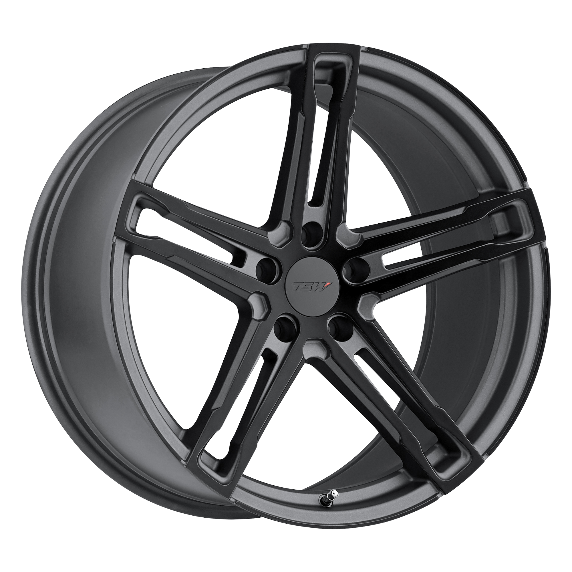 TSW 17"x8" Non-Chrome Matte Gunmetal with Matte Black Face Custom Wheel ARSWCW1780MEC325112M72