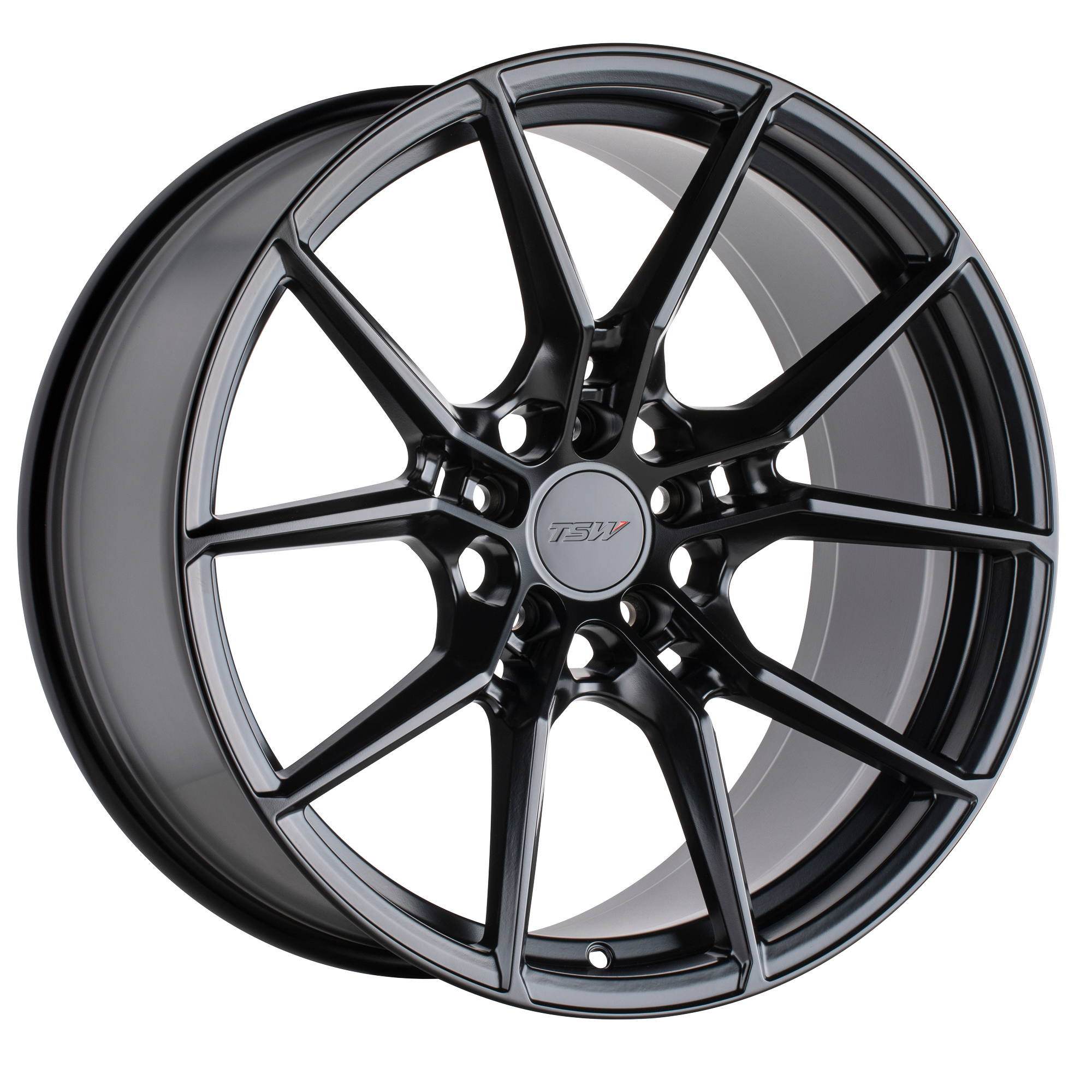 TSW 18"x8" Non-Chrome Semi Gloss Black Custom Wheel ARSWCW1880NPT355100B72