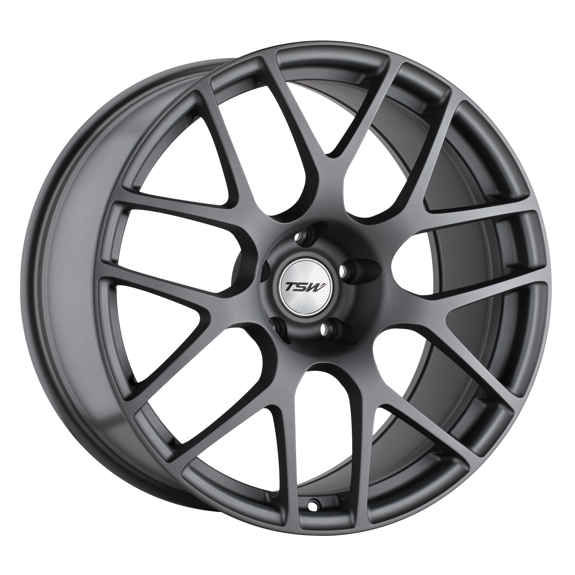 TSW 17"x8" Non-Chrome Matte Gunmetal Custom Wheel ARSWCW1780NUR405110G72