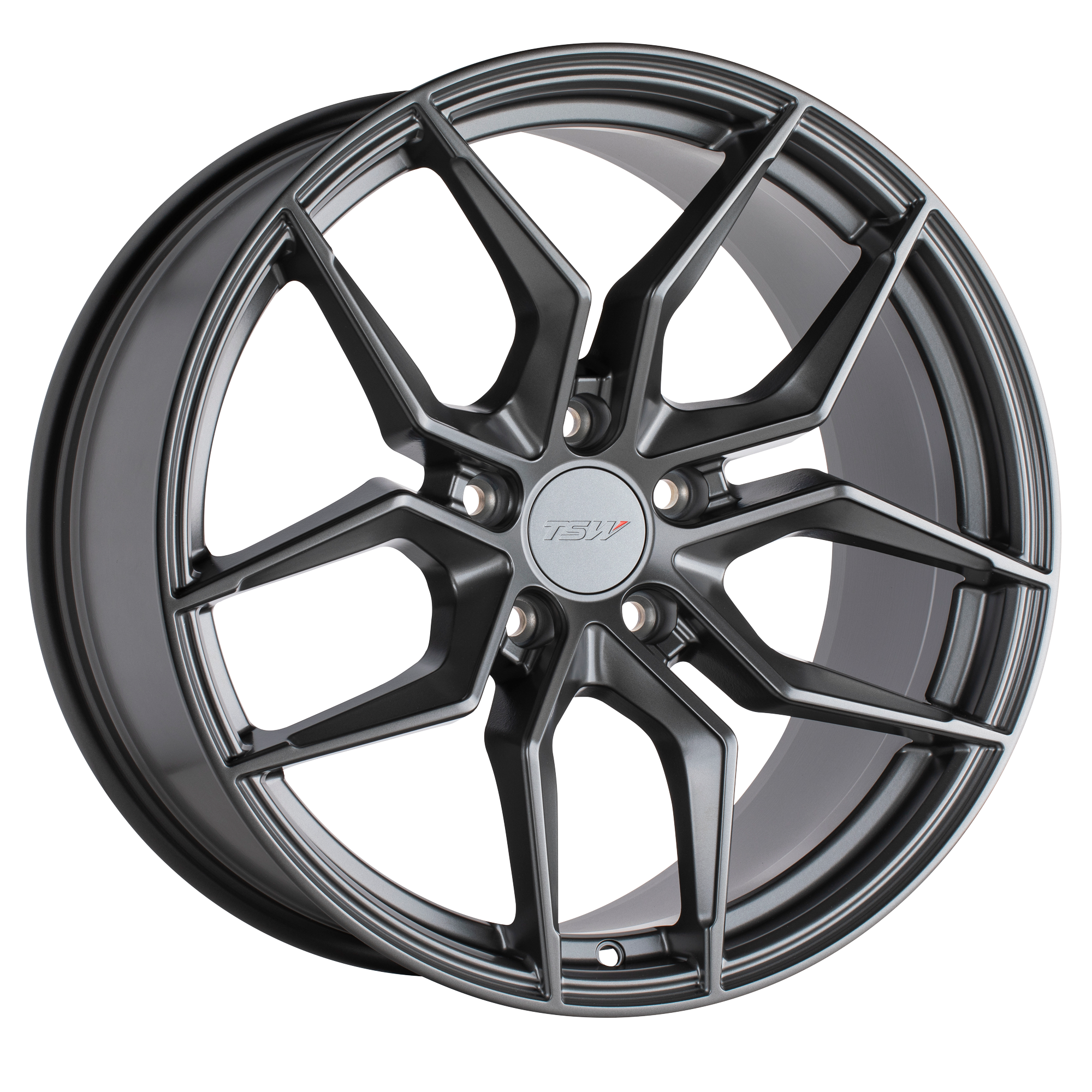 TSW 19"x9.5" Non-Chrome Gloss Gunmetal Custom Wheel ARSWCW1995SVN405114G76