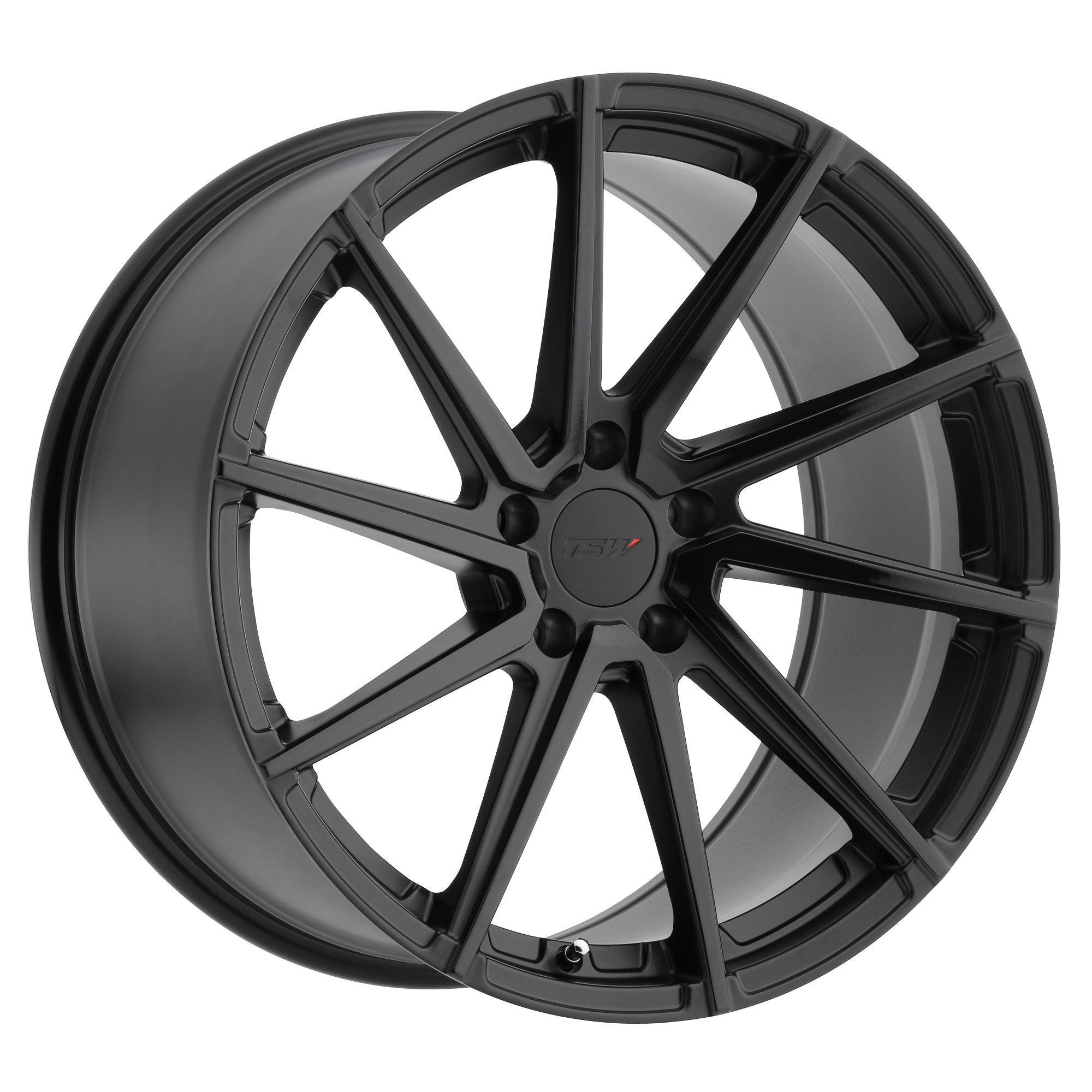 TSW 18"x8.5" Non-Chrome Double Black Matte Black with Gloss Black Face Custom Wheel ARSWCW1885WAT305114B76L