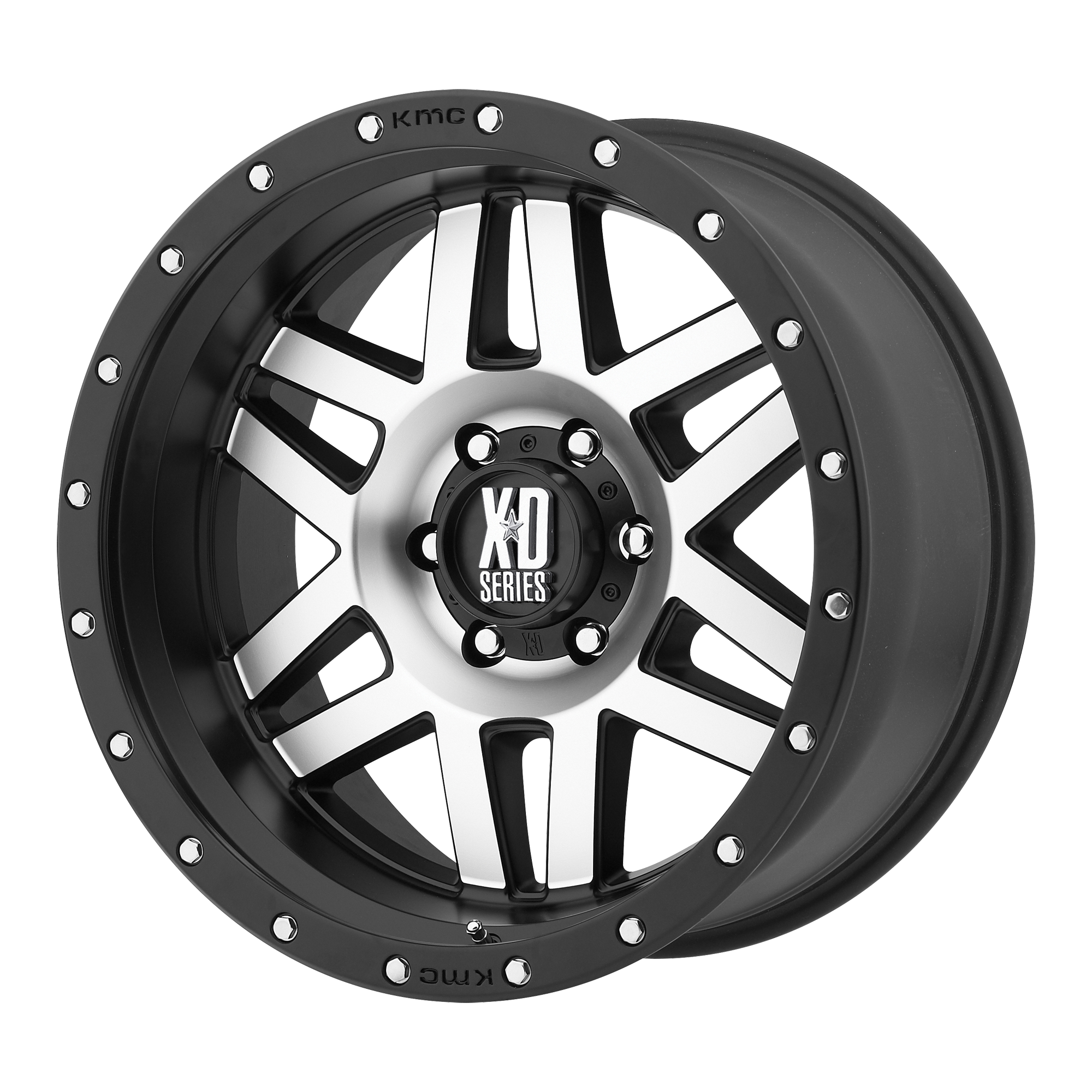 XD 20"x10" Non-Chrome Machined Face Black Ring Custom Wheel ARSWCWXD12821050524N